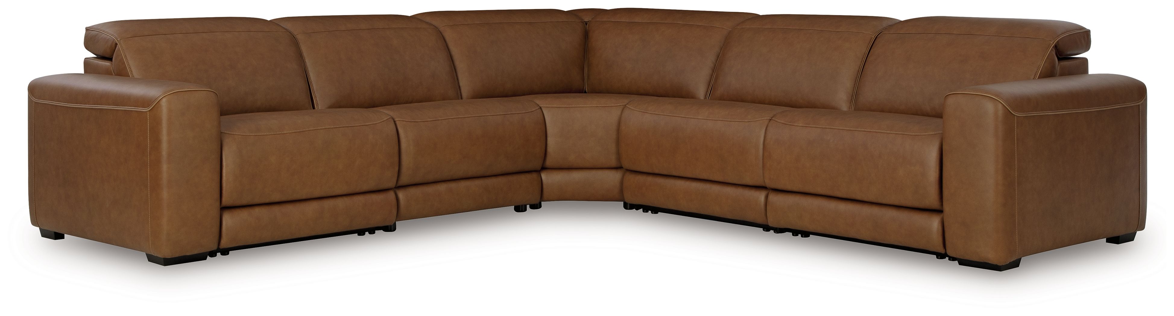 5 Pc · Power Reclining Sectional With Armless Chair With Manual Headrest