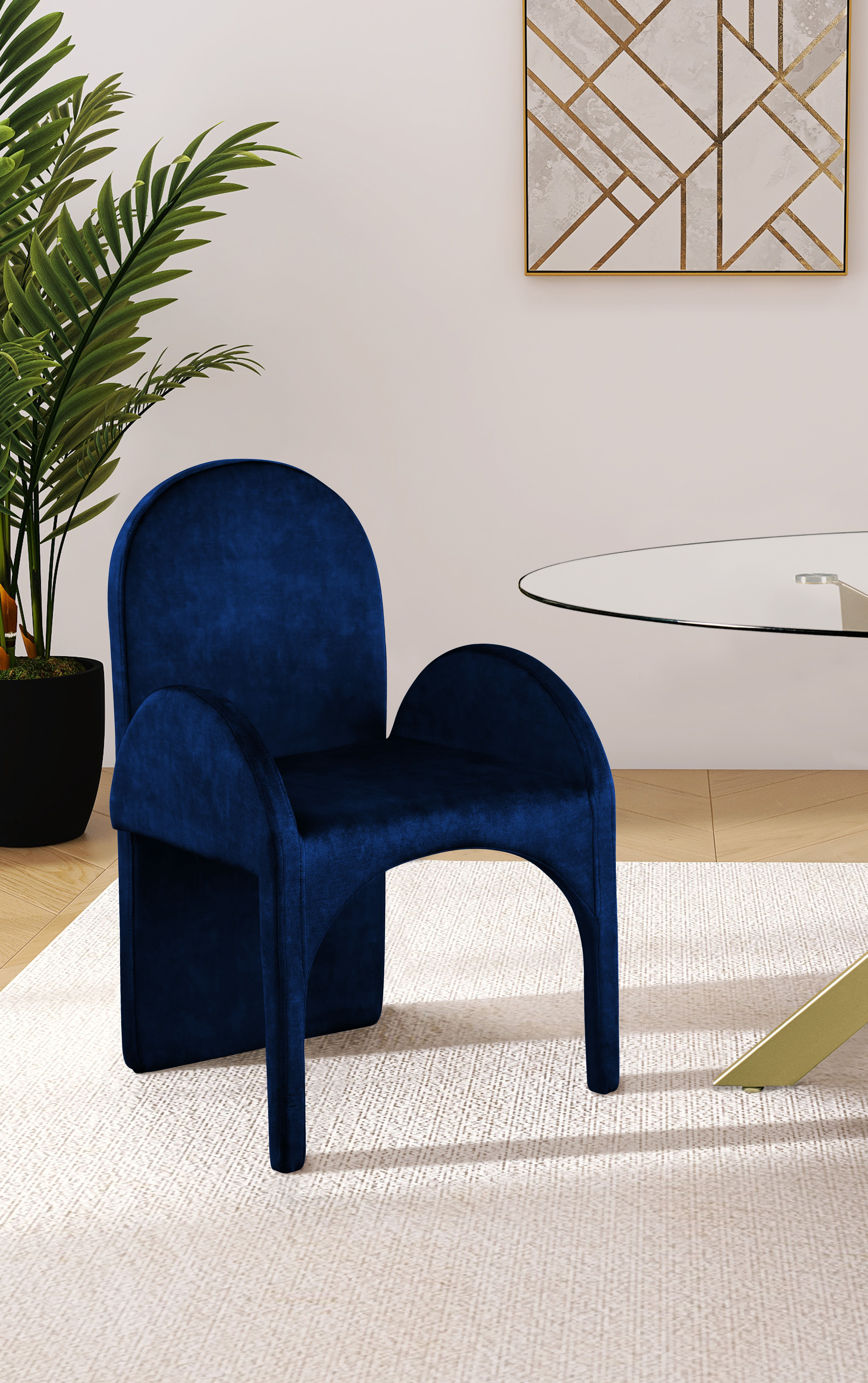 Summer - Dining Arm Chair (Set of 2) - Navy