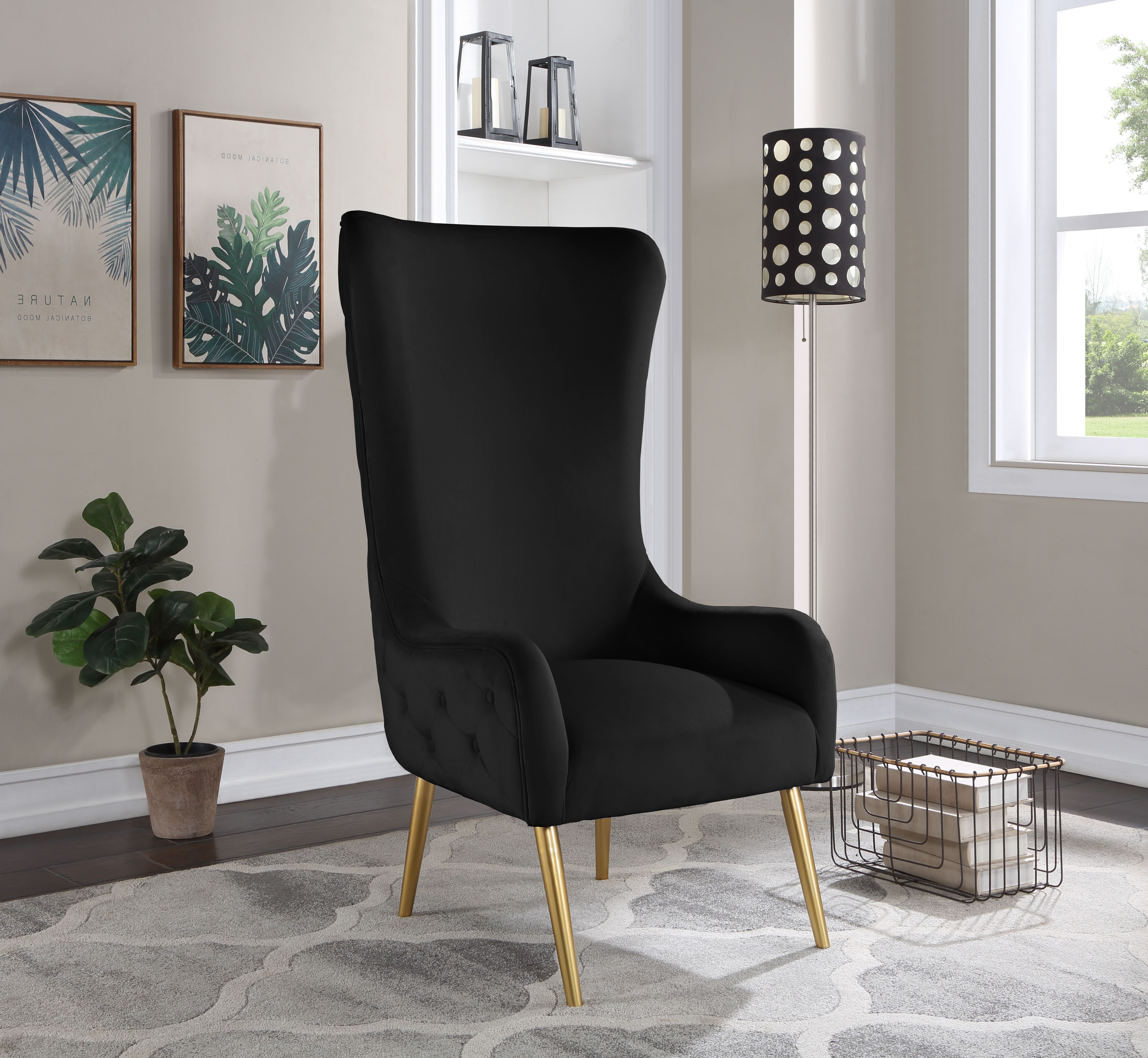 Alexander - Accent Chair - Black
