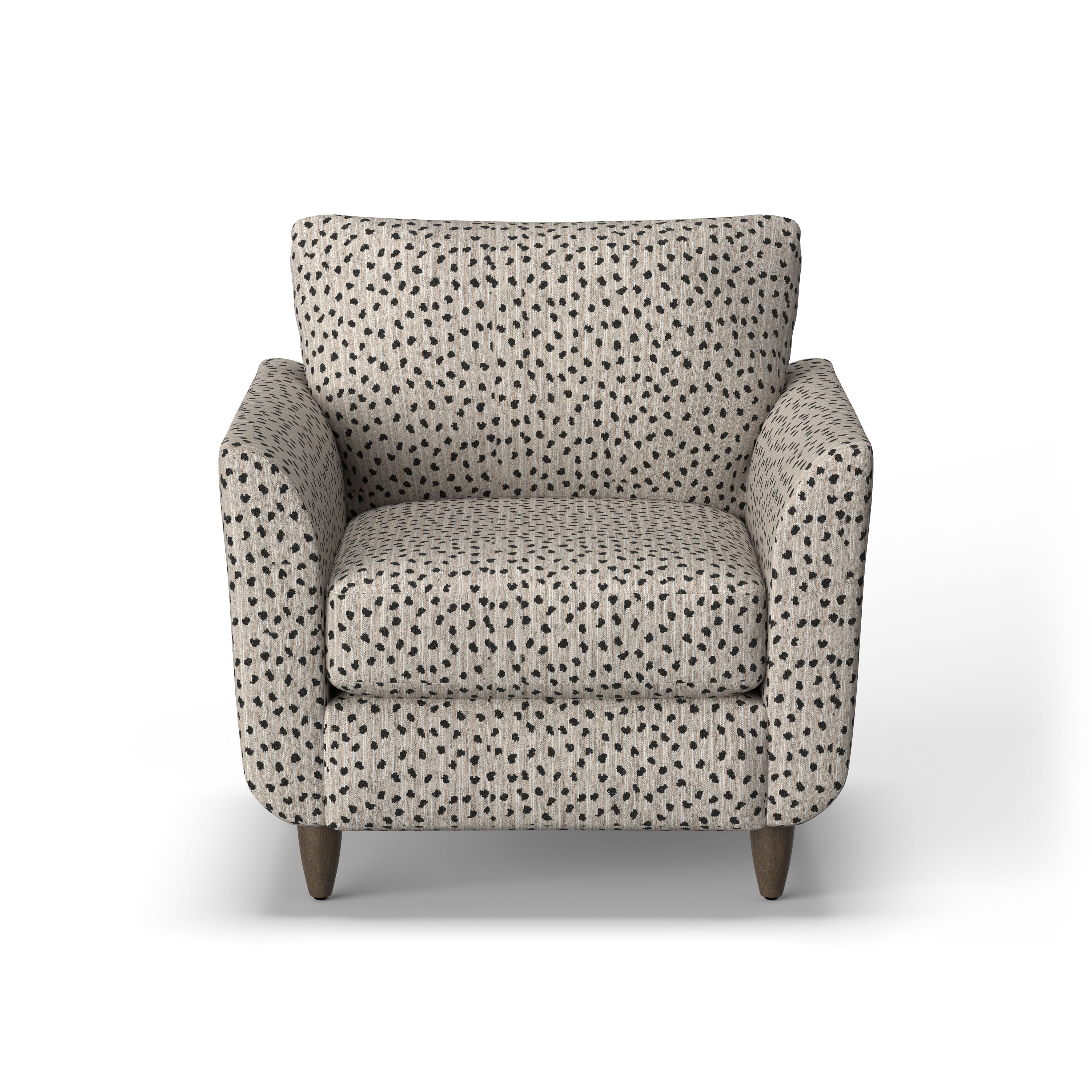 Mia - Fabric Chair, beige, view 4