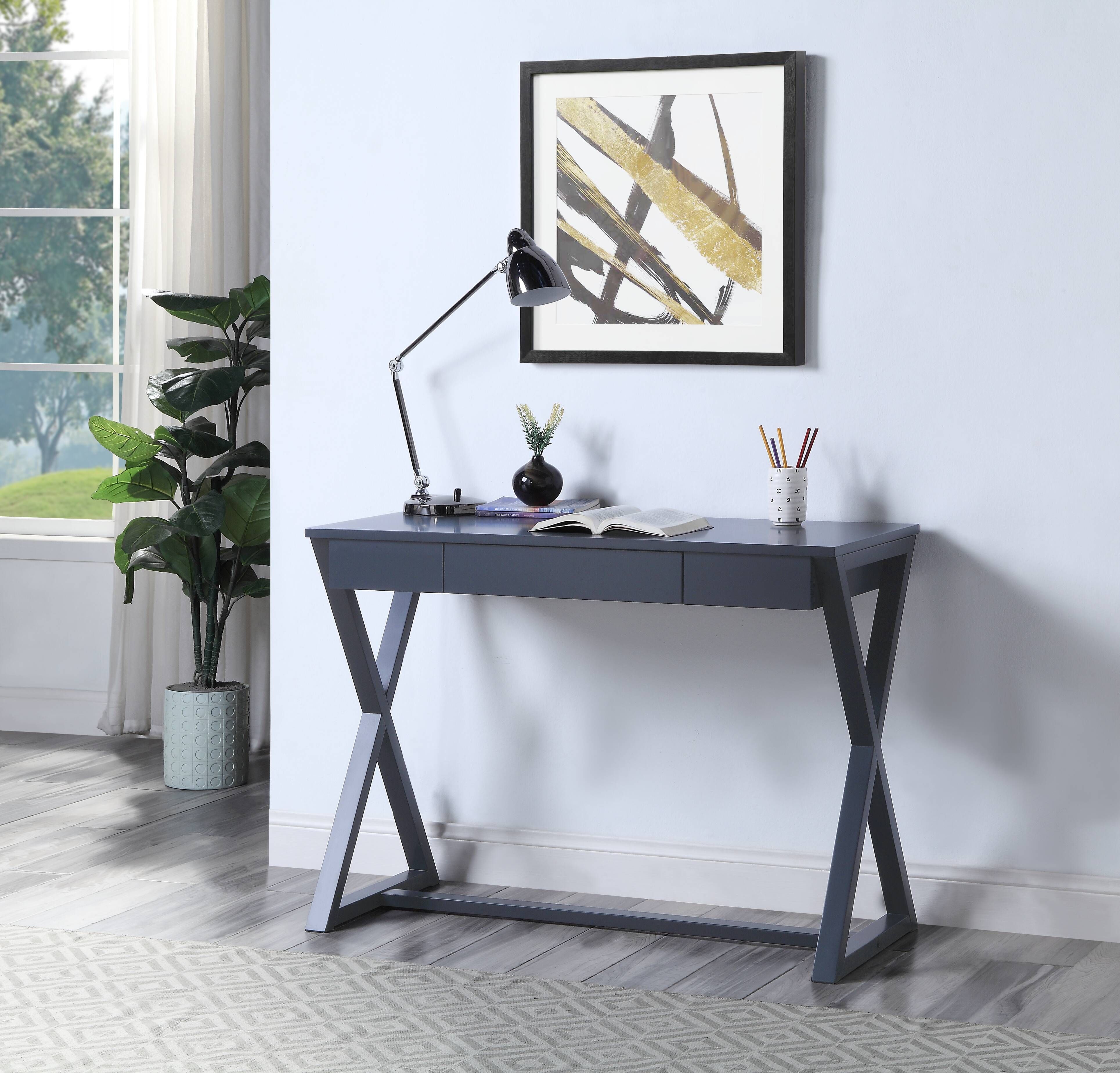 Nalo - Console Table (Same Of00174) - Charcoal, black, view 5