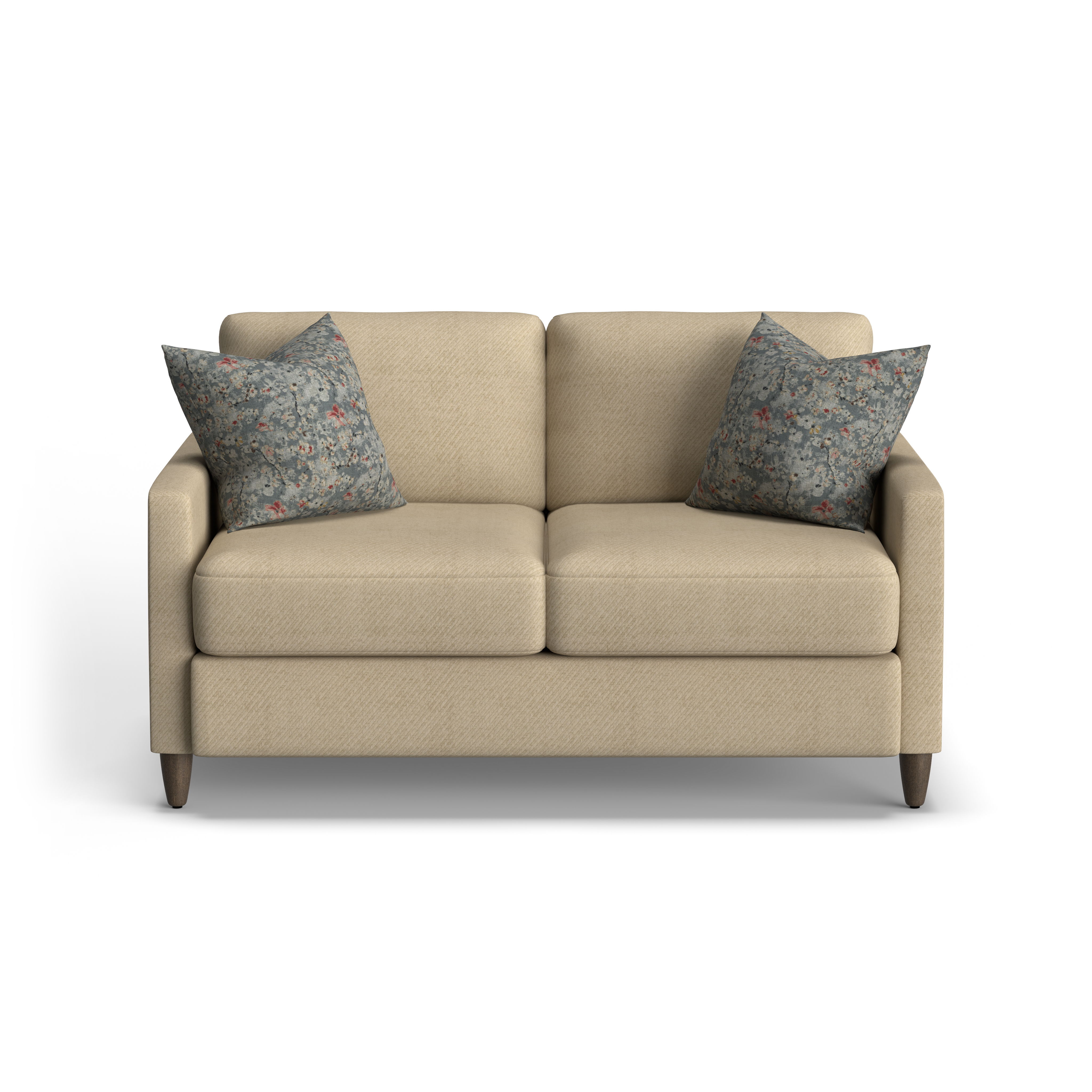 Fern - Fabric Loveseat, gray, view 4