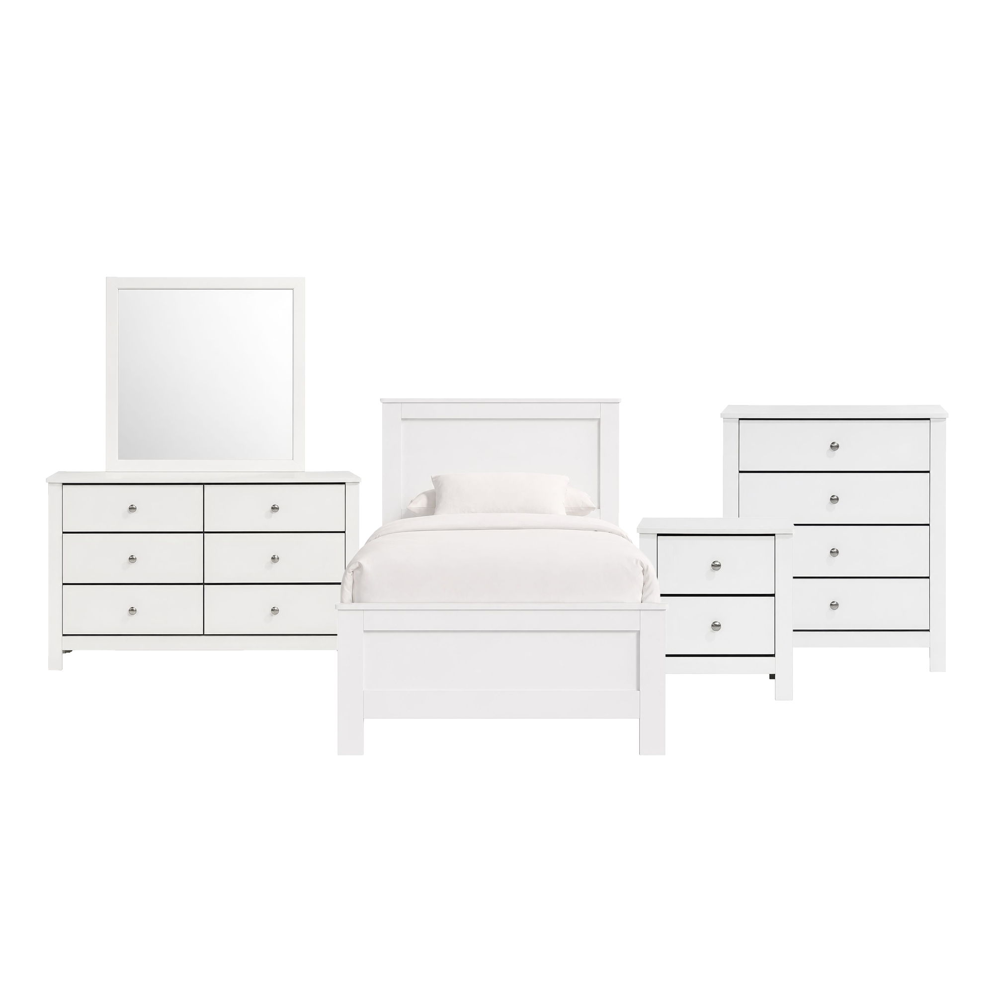 Twin · 5 Pc · Bedroom Set