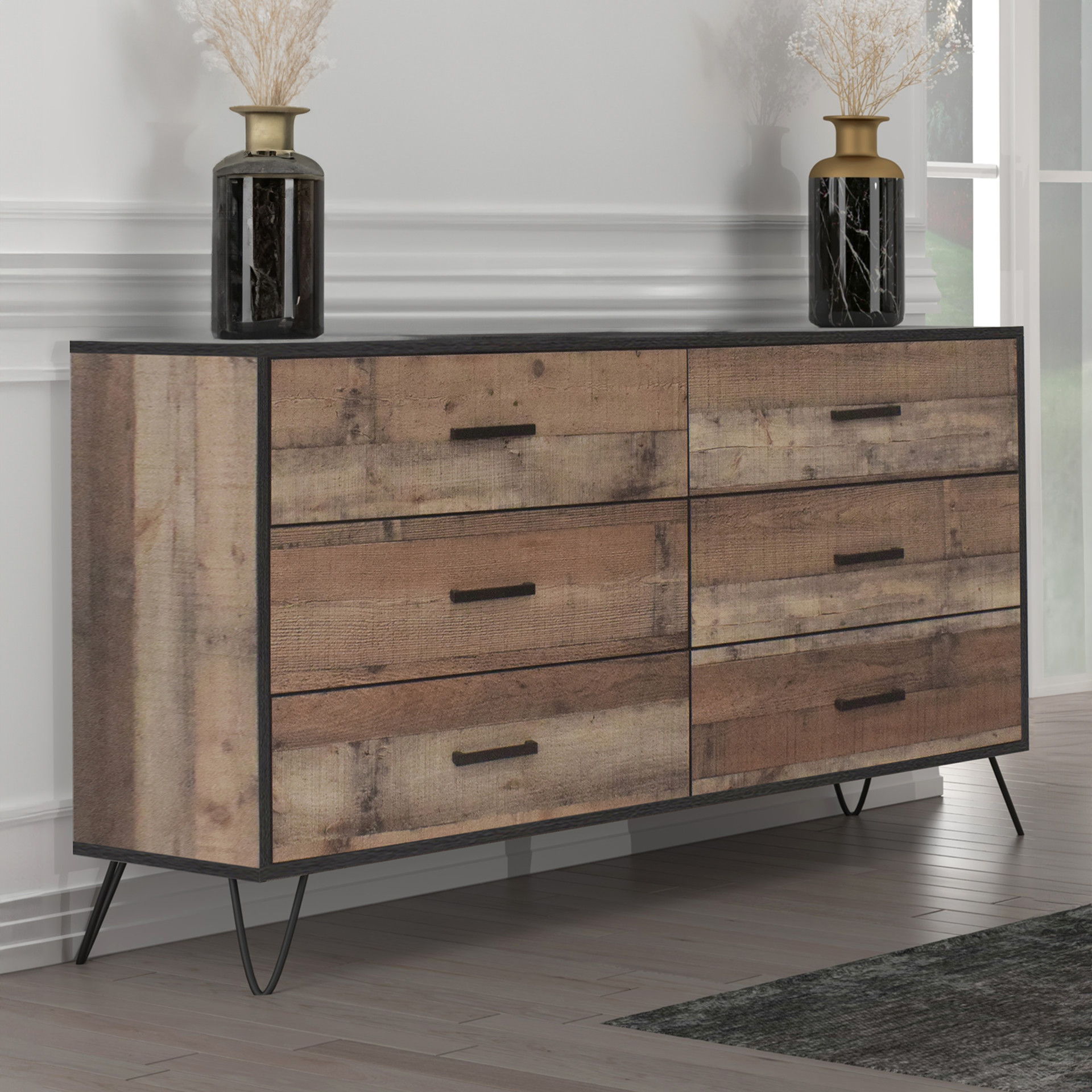 Elk River - Dresser - Rustic, light brown, view 5