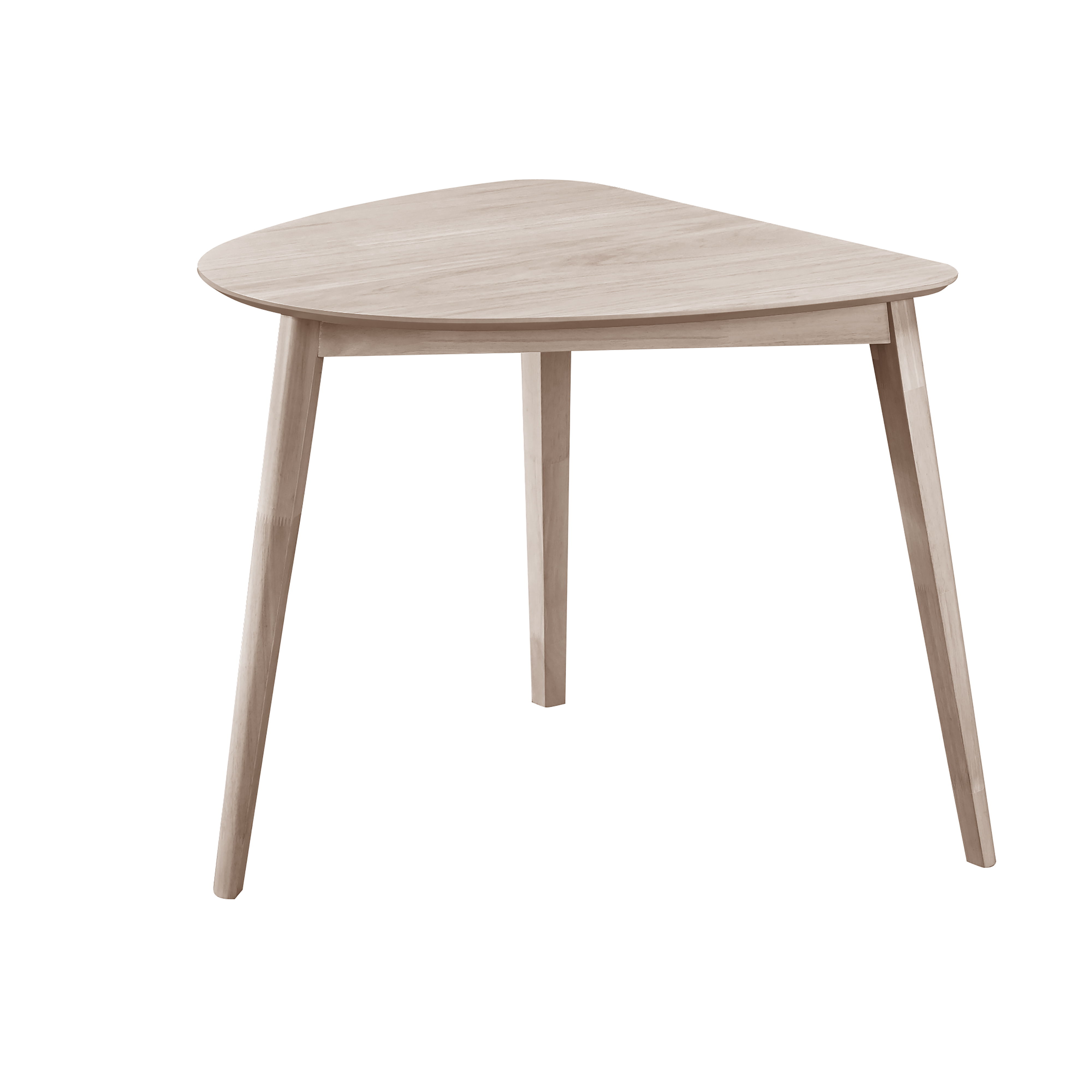 Oscar - Corner Table & 2 Chairs - White Ash