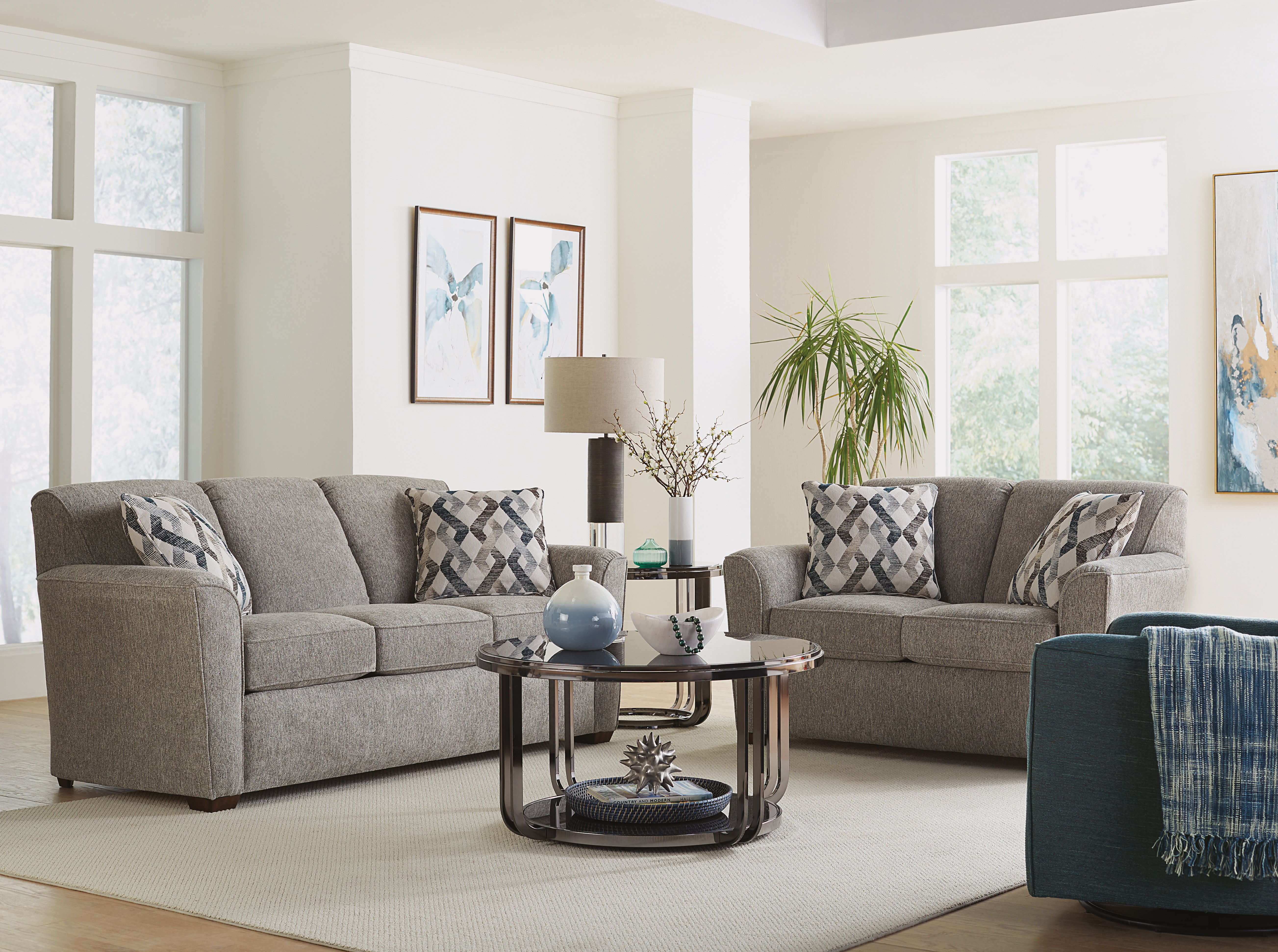 Lakewood - Fabric Loveseat, beige, view 4