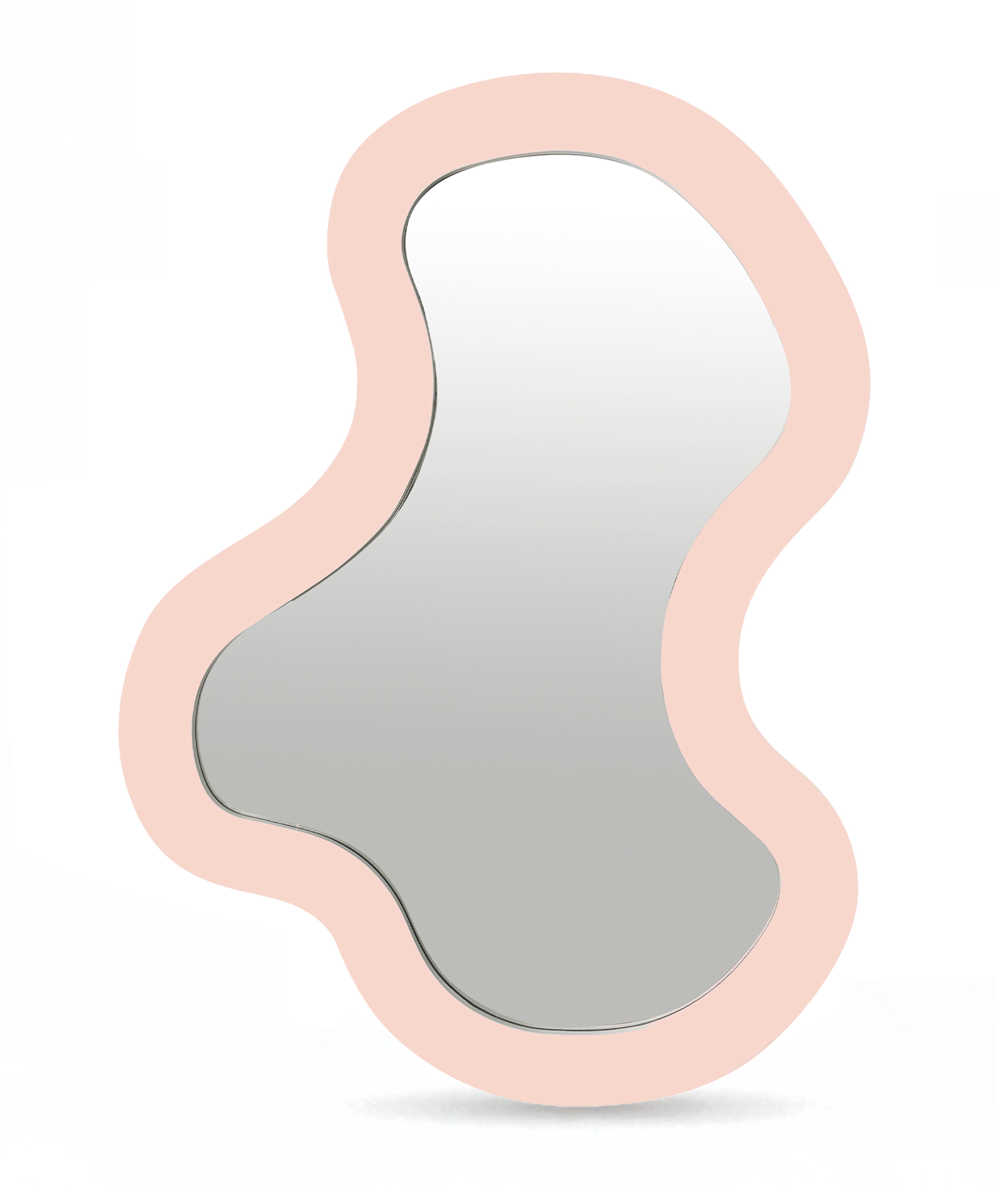 Oblique - 38" Frame Mirror - Pink