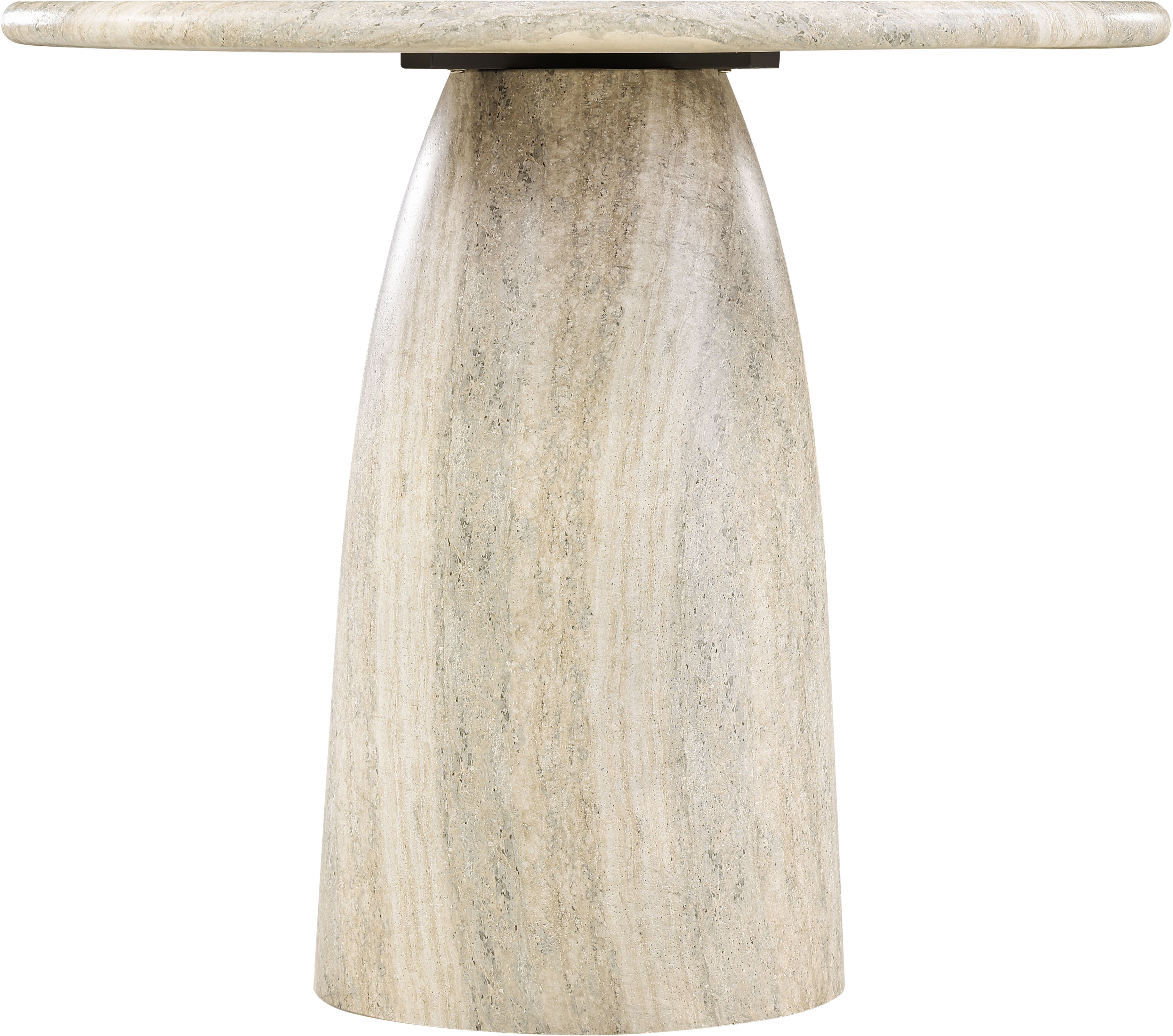 Cosenza - 42" Concrete Indoor / Outdoor Counter Height Table - Travertine