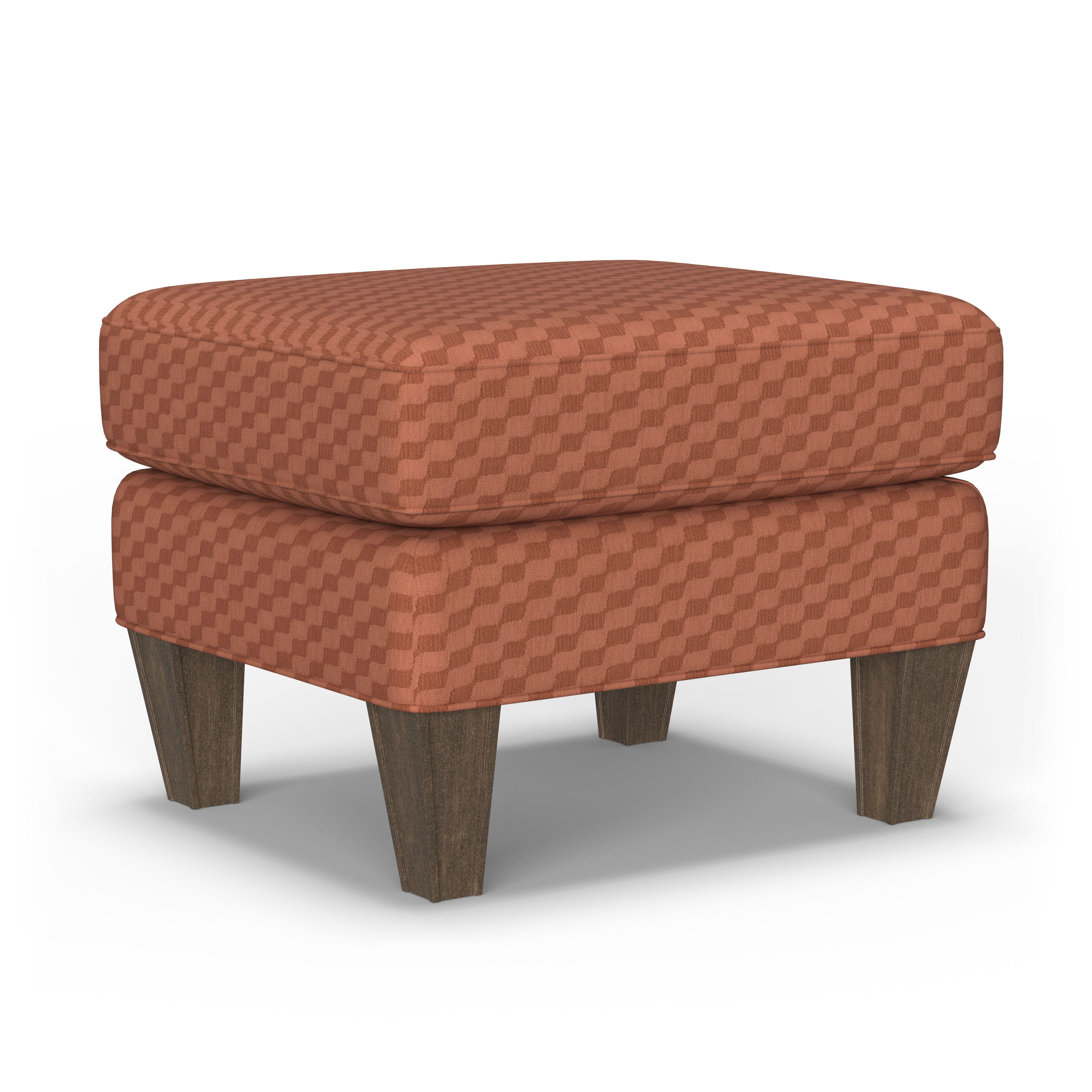 Bradstreet - Fabric Ottoman, dark gray, view 3