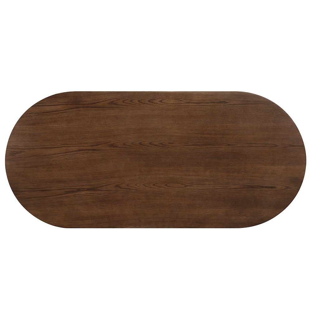 Gamarya - Dining Table - Dark Oak, light brown, view 3