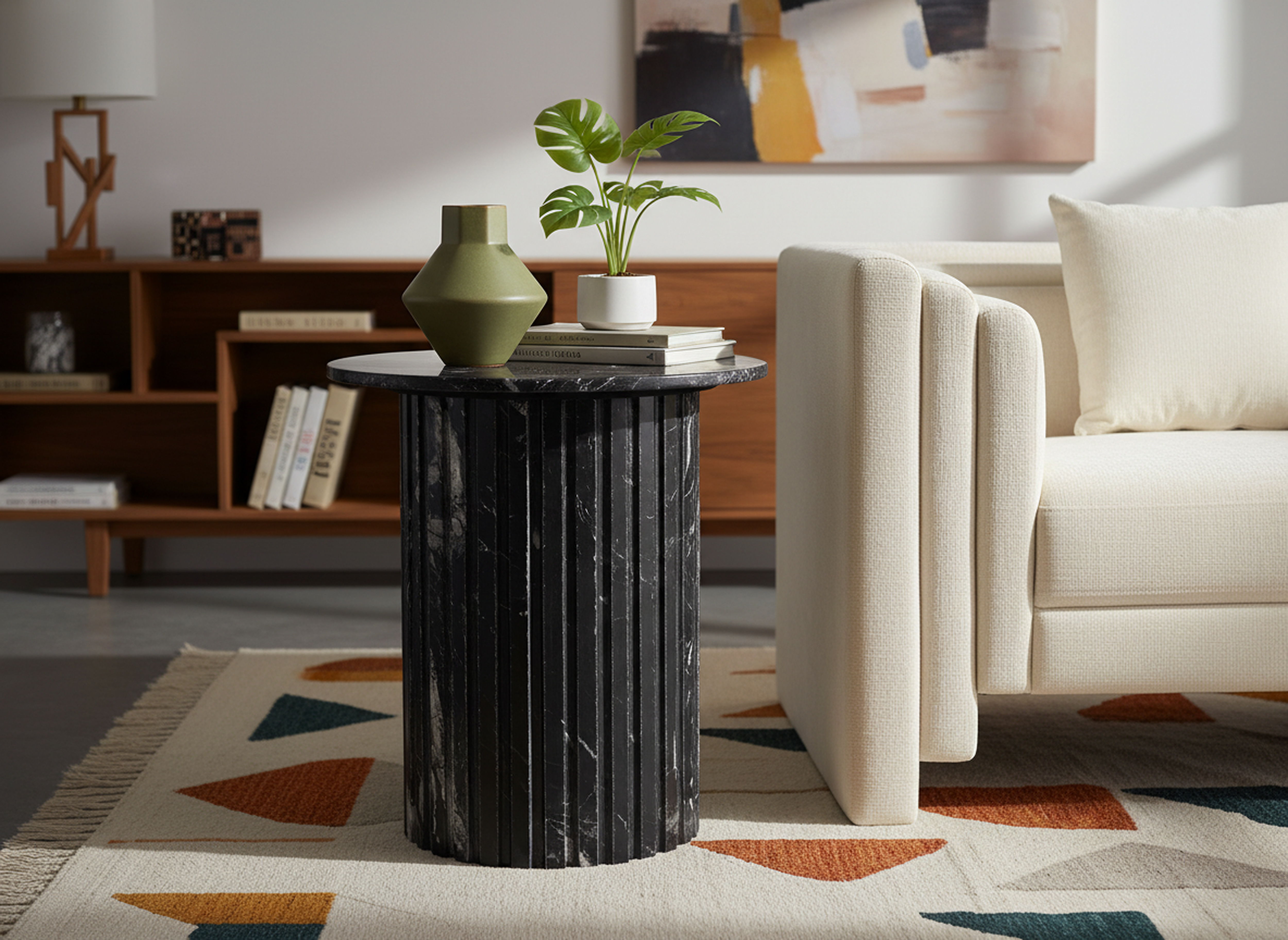 Genoa - End Table - Black