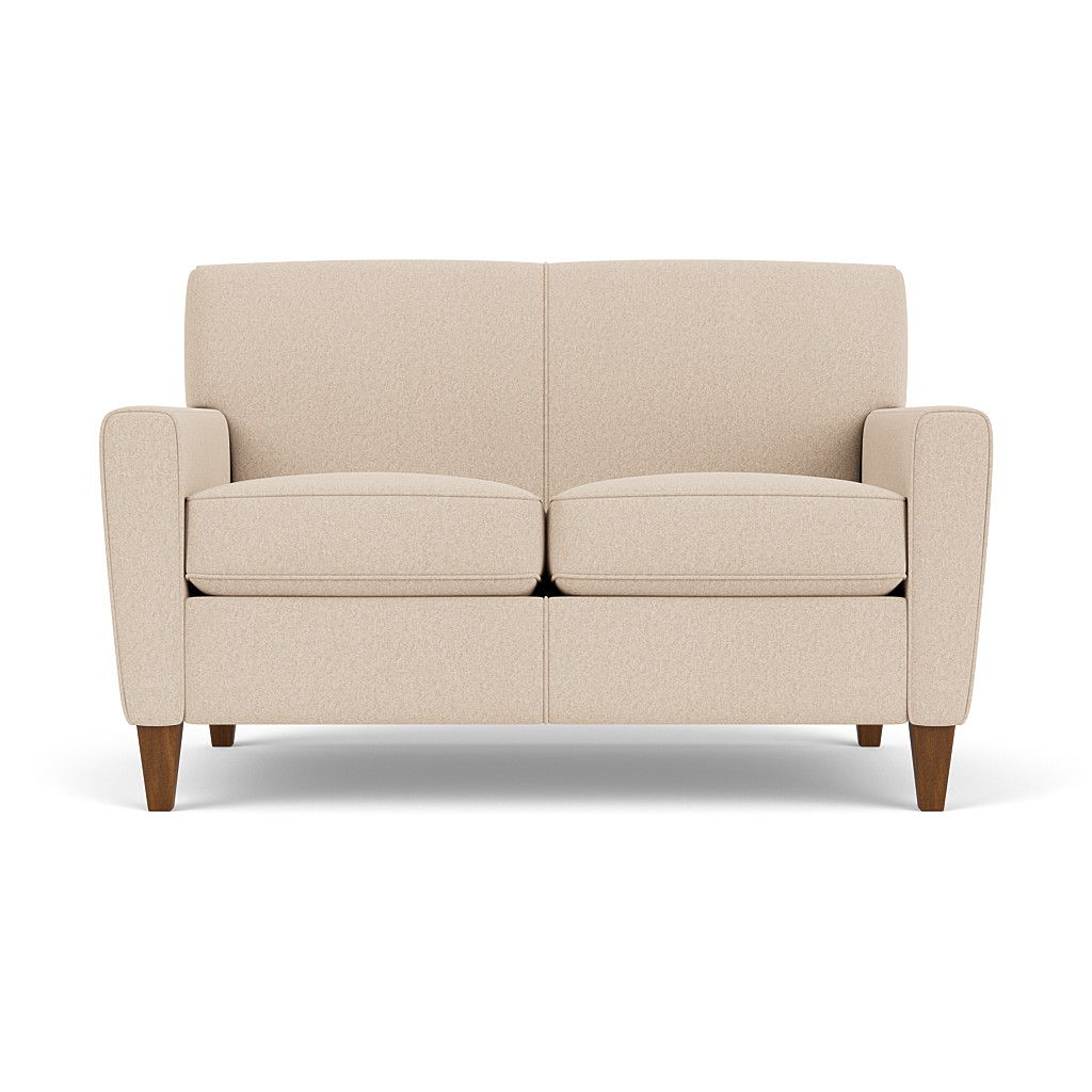 Digby - Leather Loveseat, beige, view 5