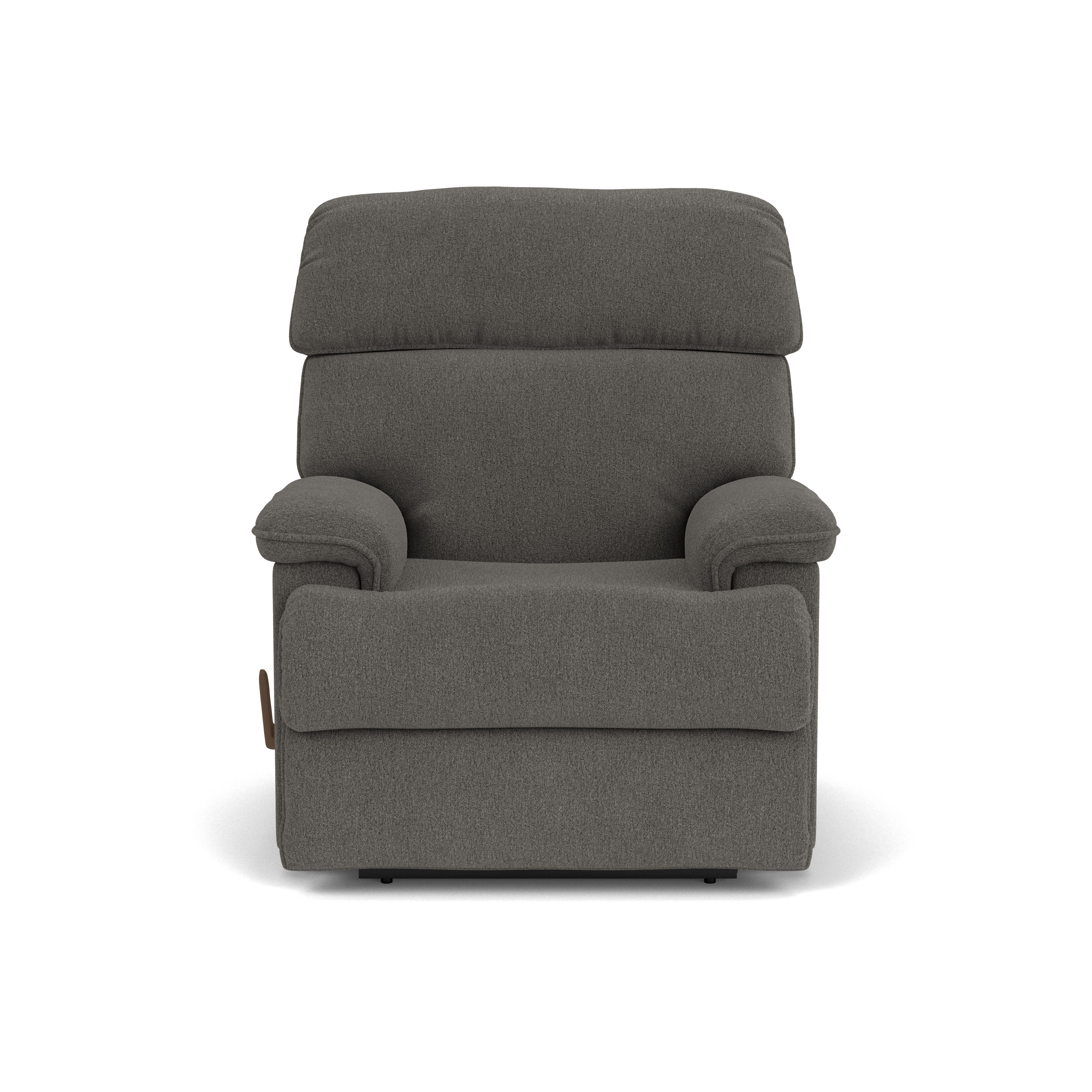 Geneva - Transitional Fabric Recliner, dark gray, view 3