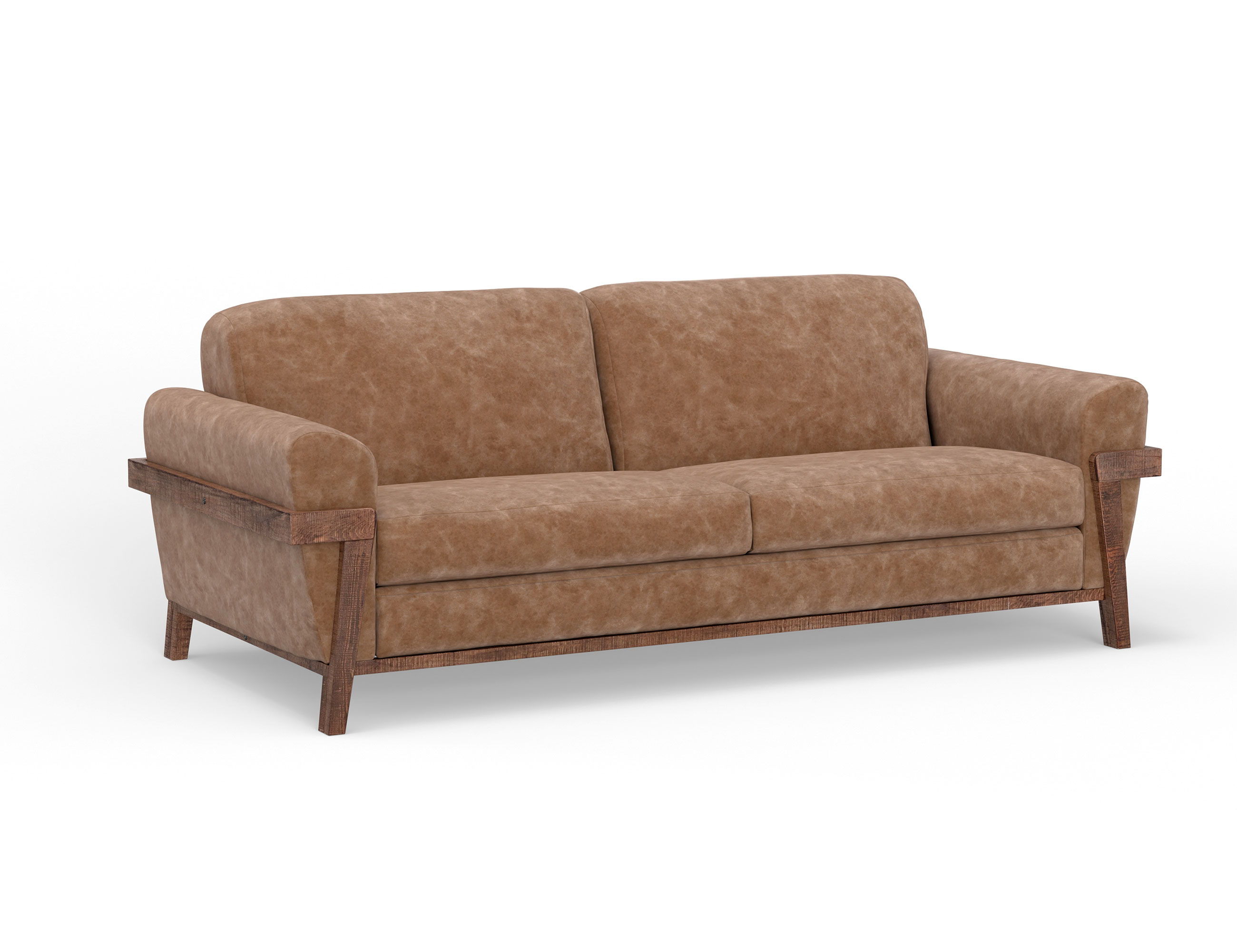 International Furniture Direct Loft Brown - Sofa - Caramel Color