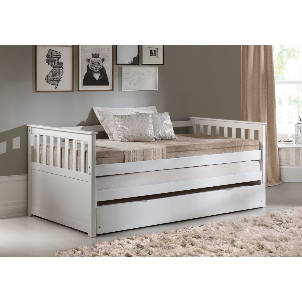 Cominia - Twin Daybed - White, white, view 7