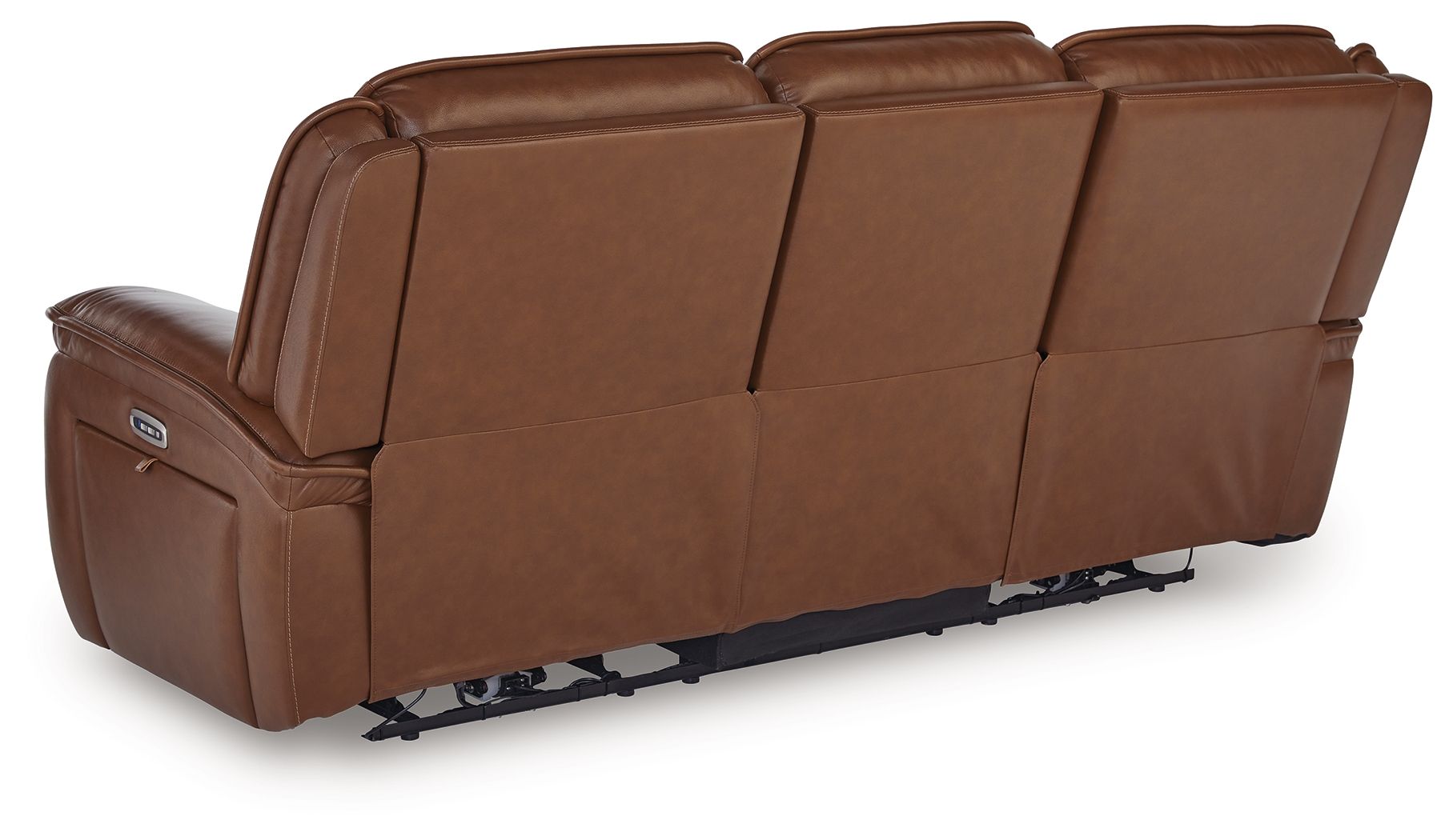 Ashley Furniture Healy Pier - Power Reclining Sofa / Adj Headrest - Chocolate - Image 5