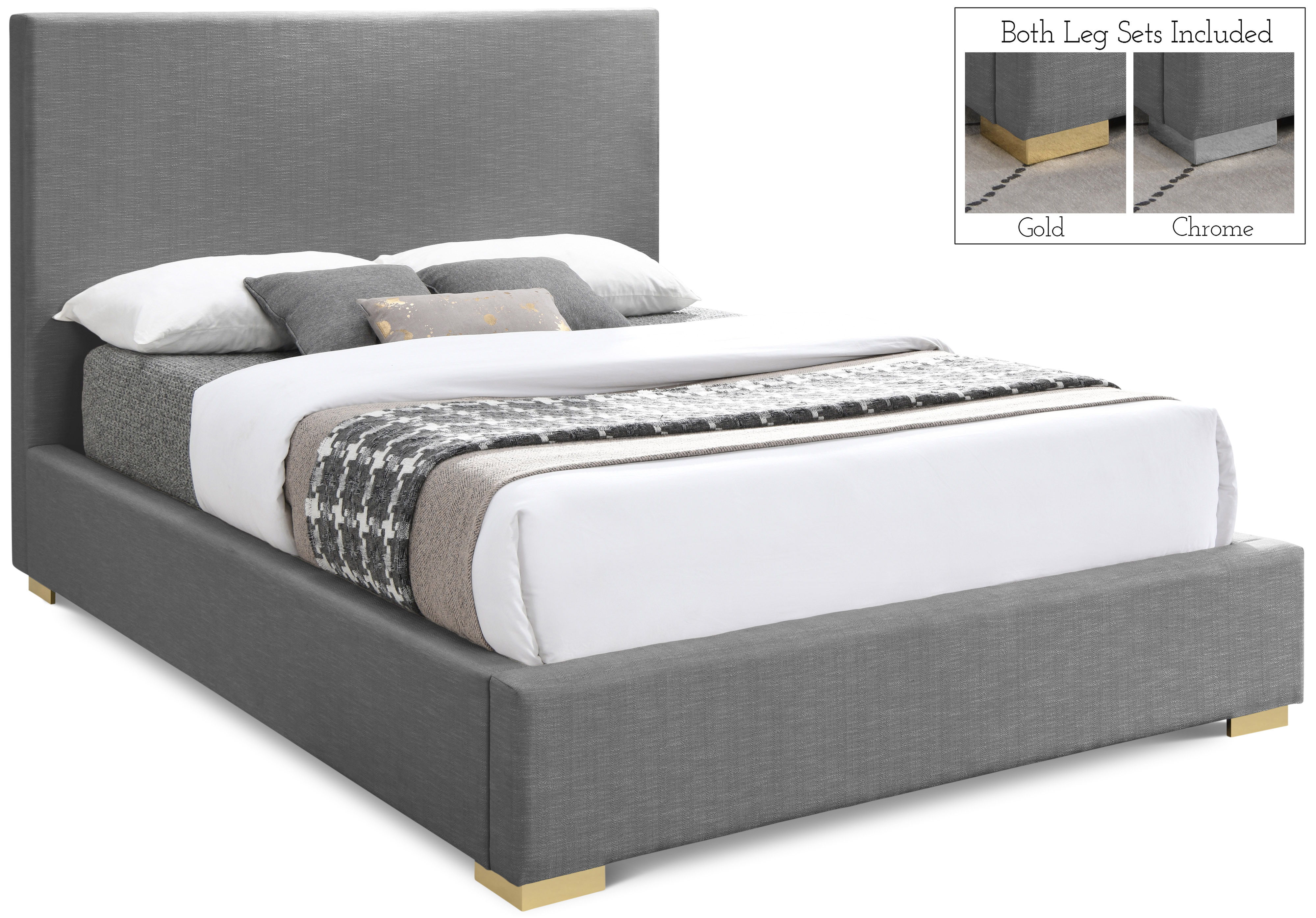 Crosby - Full Bed - Gray
