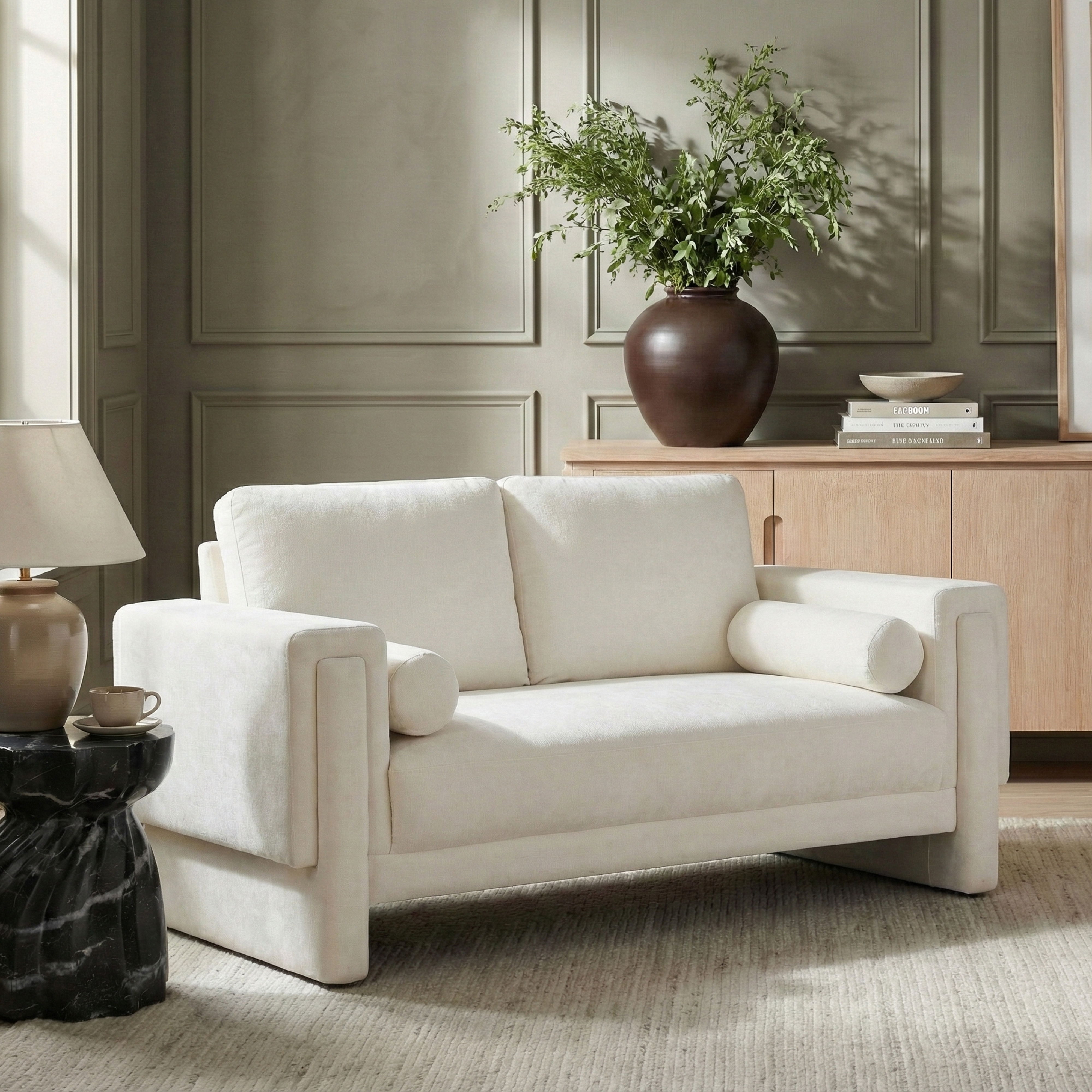 Madeline - Loveseat - Cream