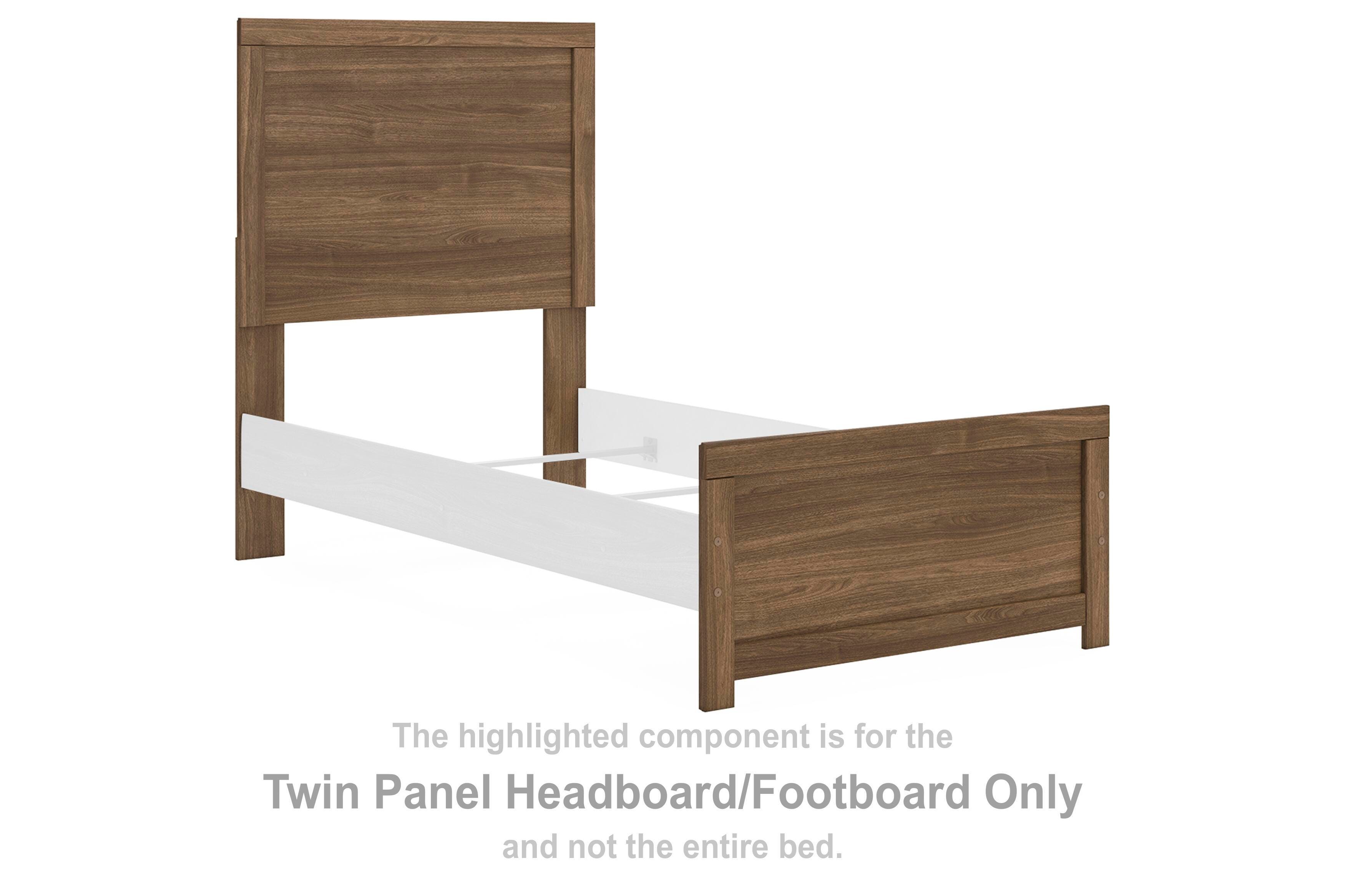 Broachmyn – Twin Panel Headboard/Footboard – Auburn