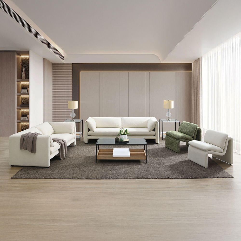 Jaeda - Sofa - Beige Linen, beige, view 6