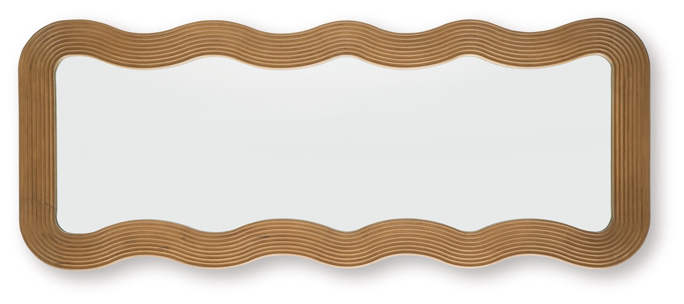 Ellisonville - Floor Mirror - Brown, light brown, view 4