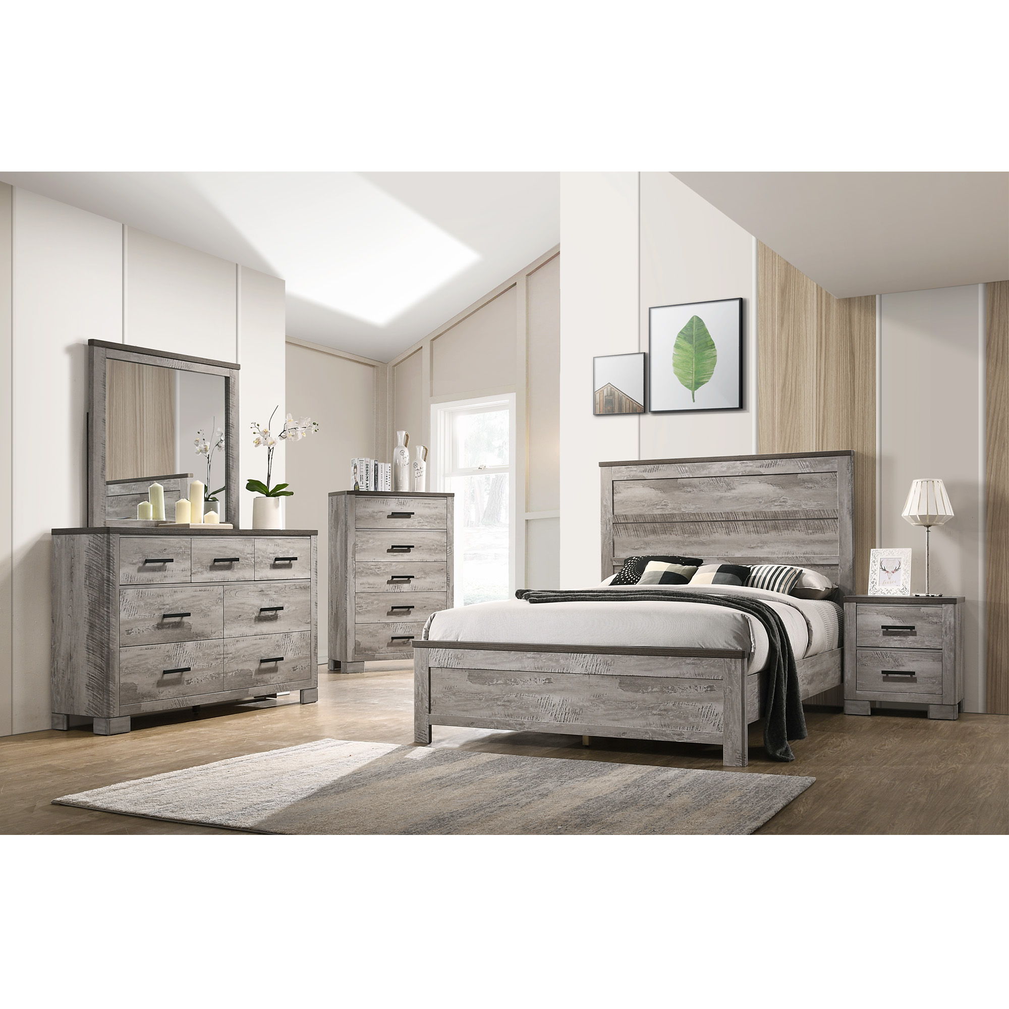 Full · 4 Pc · Bedroom Set