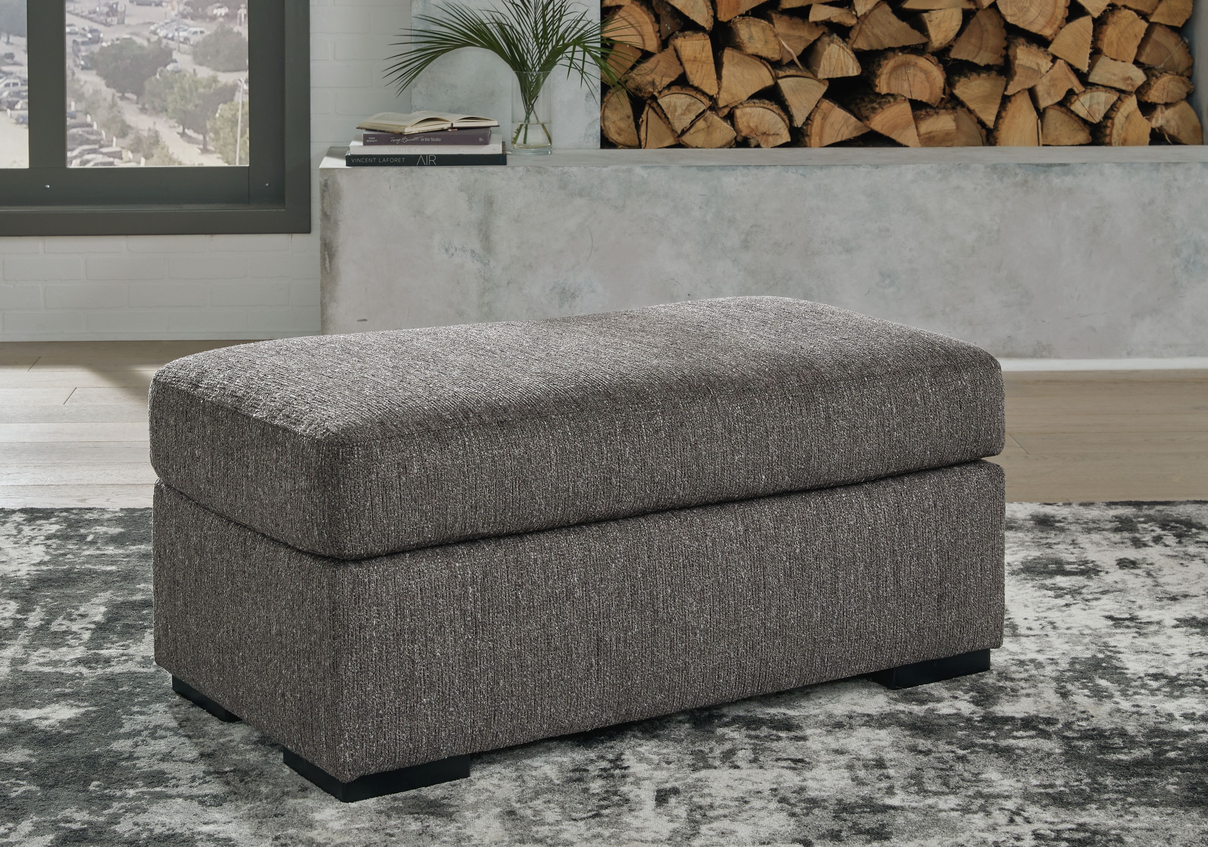 Ashley Furniture Gardiner - 2 Pc. - Chair And A Half, Ottoman - Pewter - Image 5