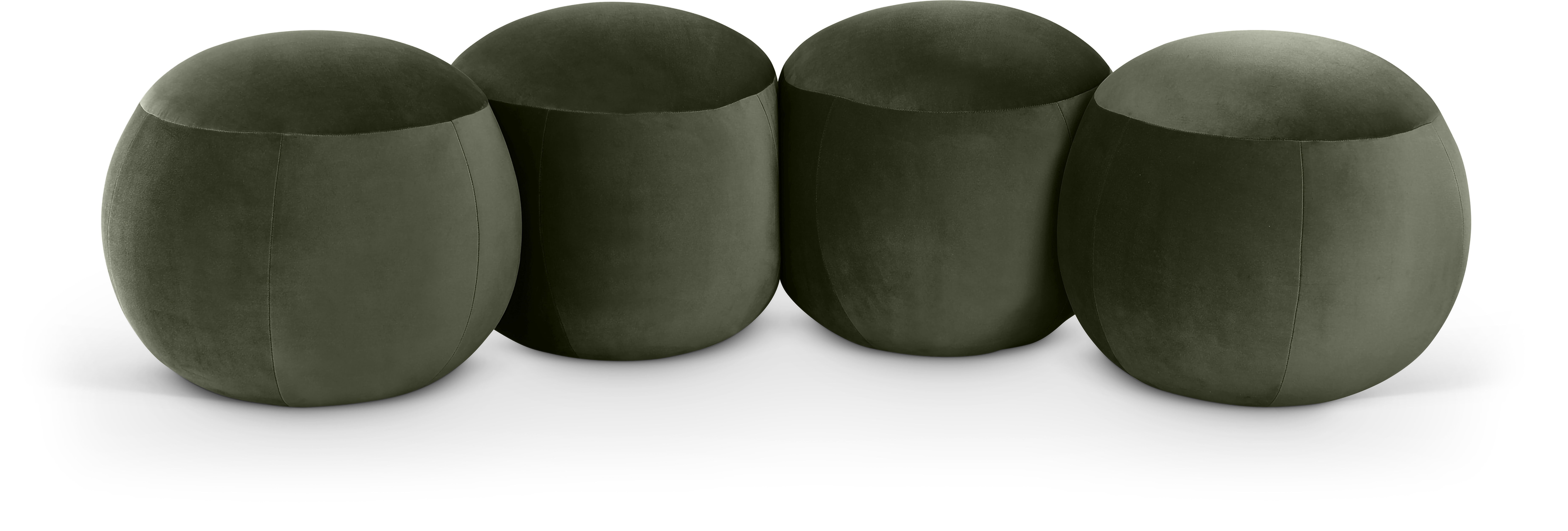 Apollo - 65" Velvet Bench - Green