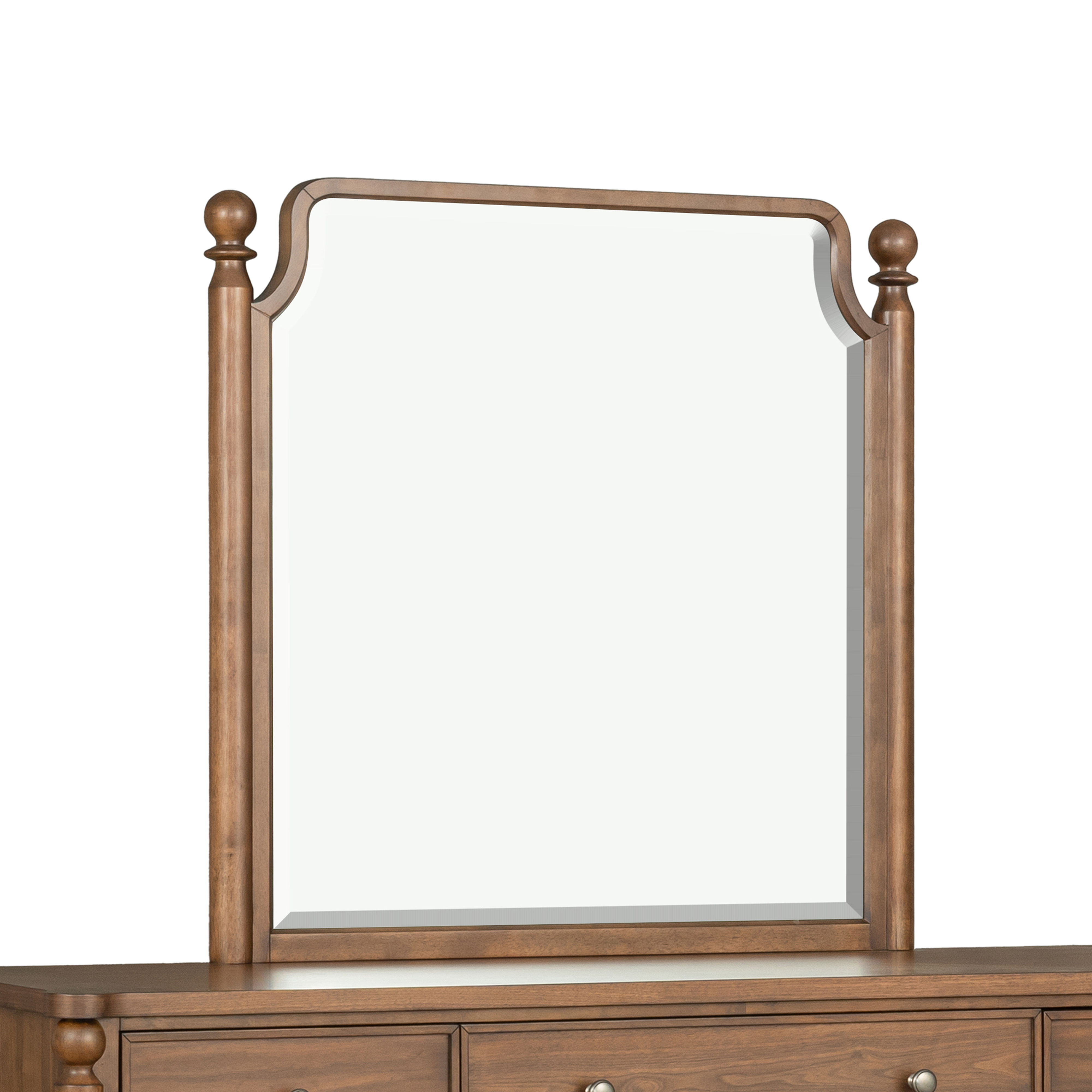 Azalea - Mirror - Walnut, dark brown