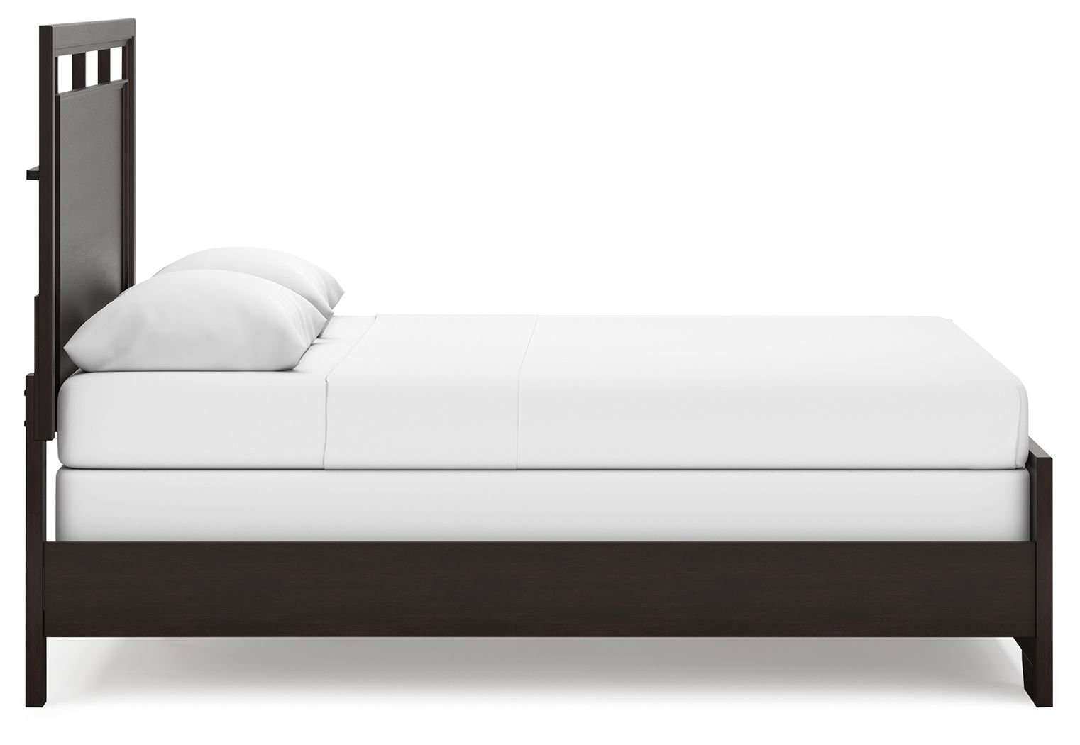 Ashley Furniture Covetown - Queen Panel Bed - Dark Brown - Image 6