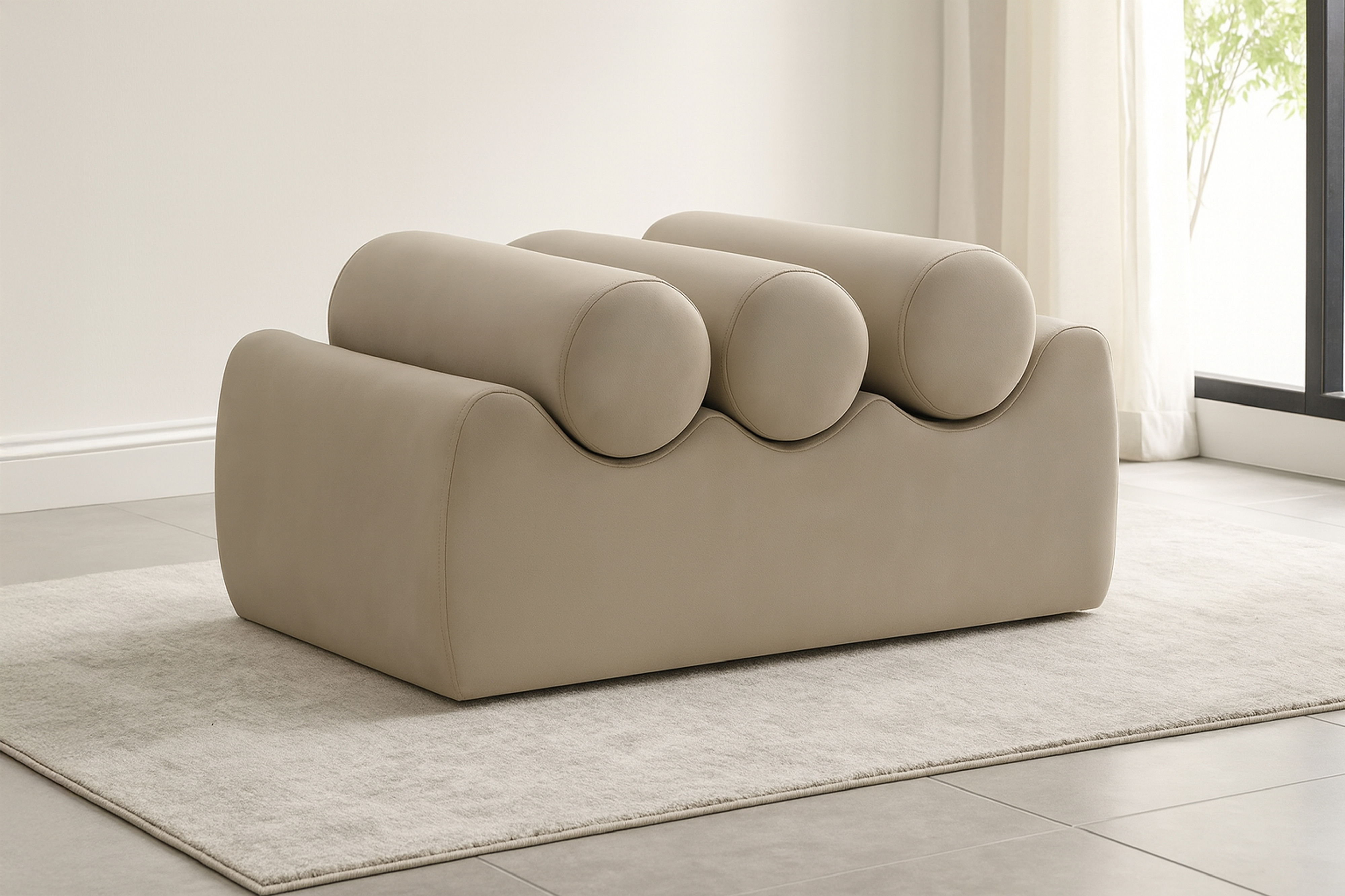 Rumble - 32" Bench - Taupe