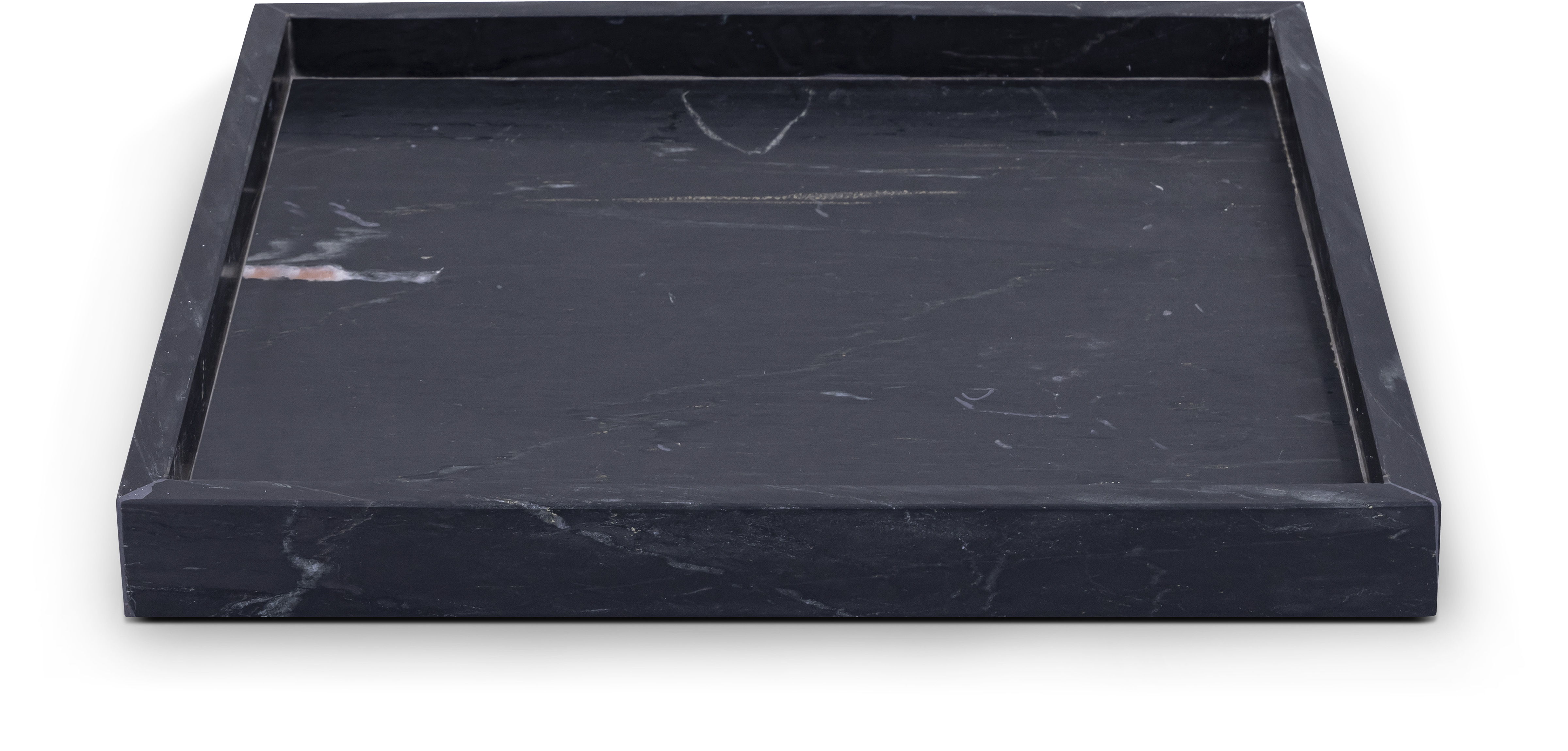 Barletta - Marble Square Tray - Black
