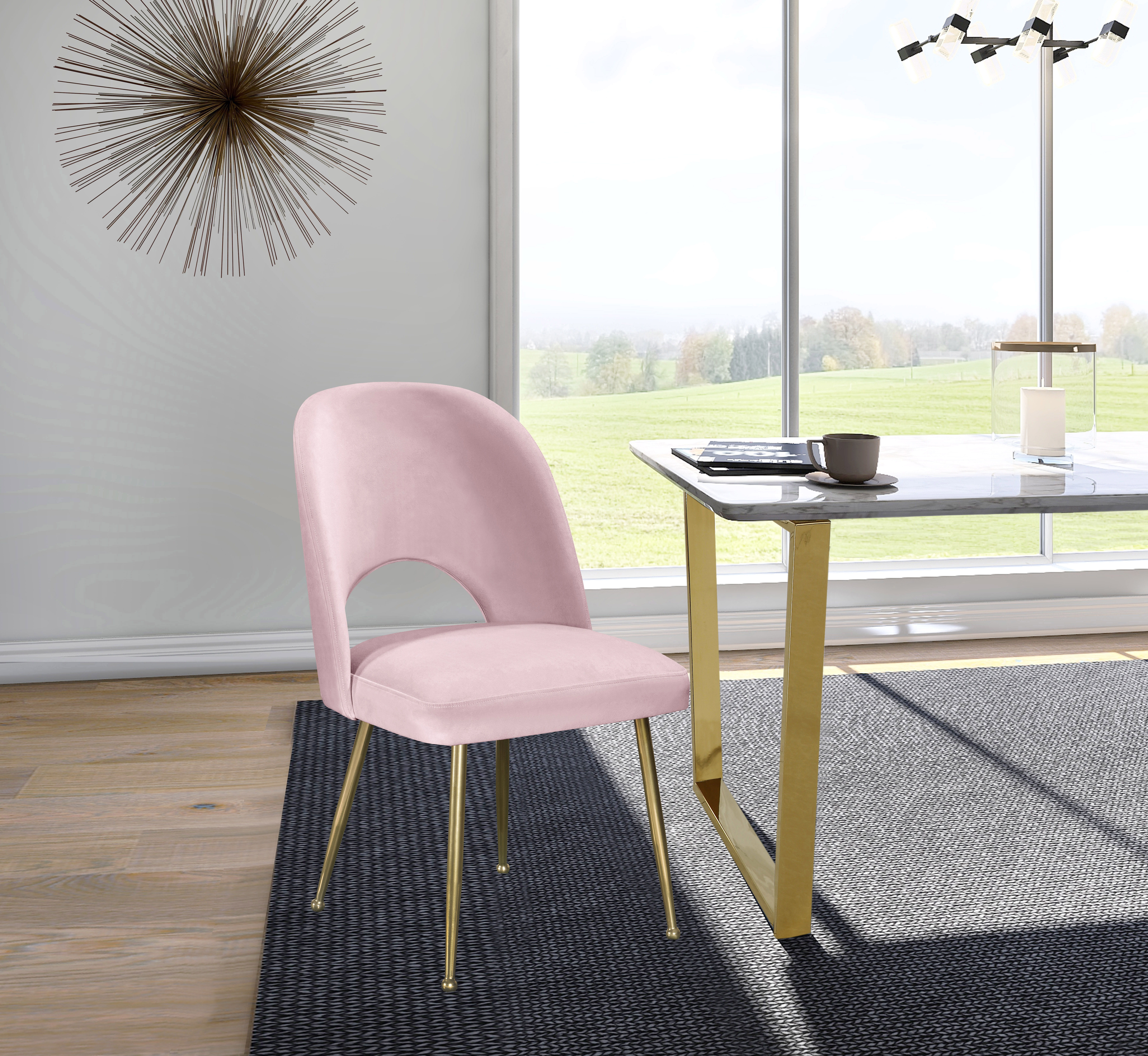 Logan - Dining Chair (Set of 2) - Pink