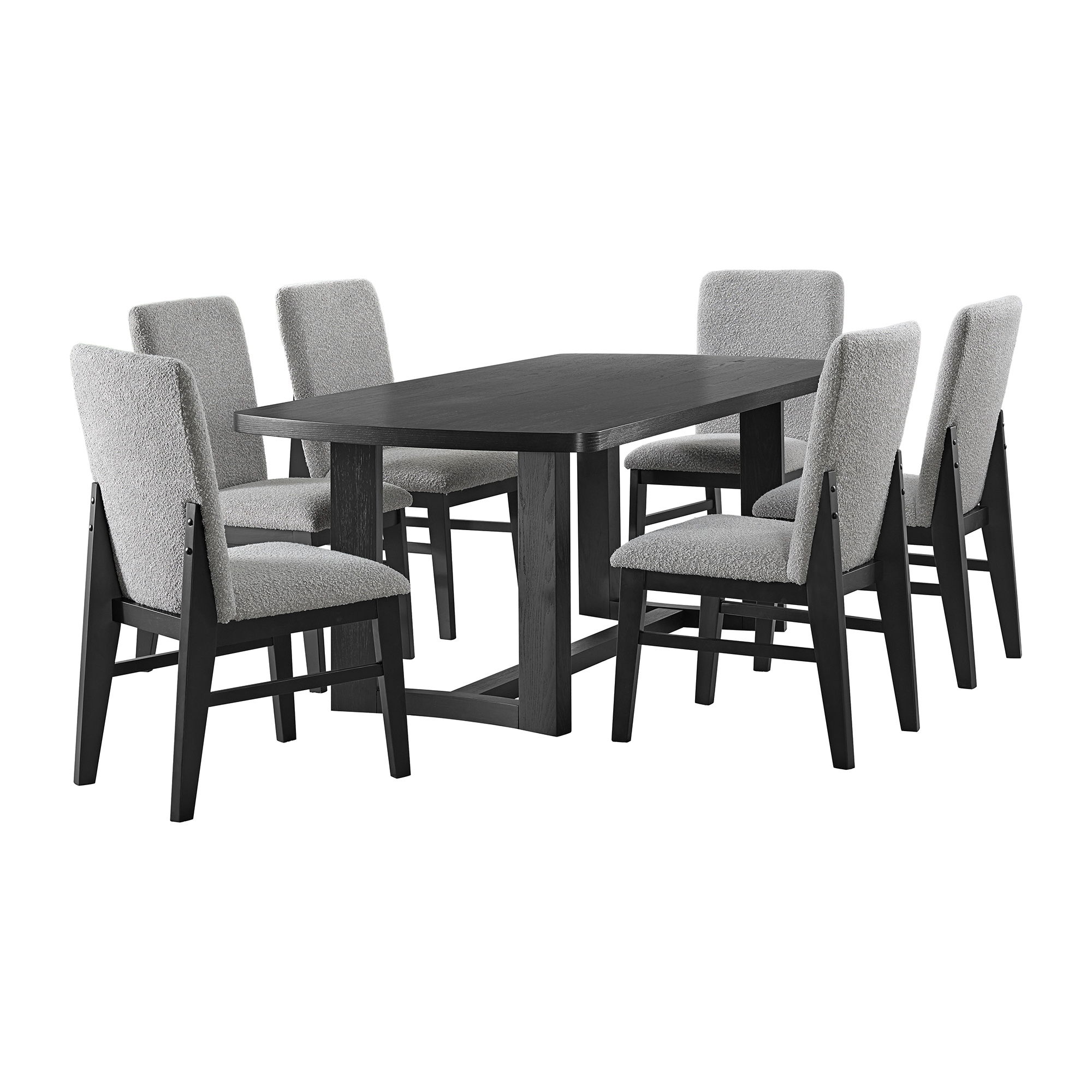 7 Pc · Rectangular Table And Six Chairs
