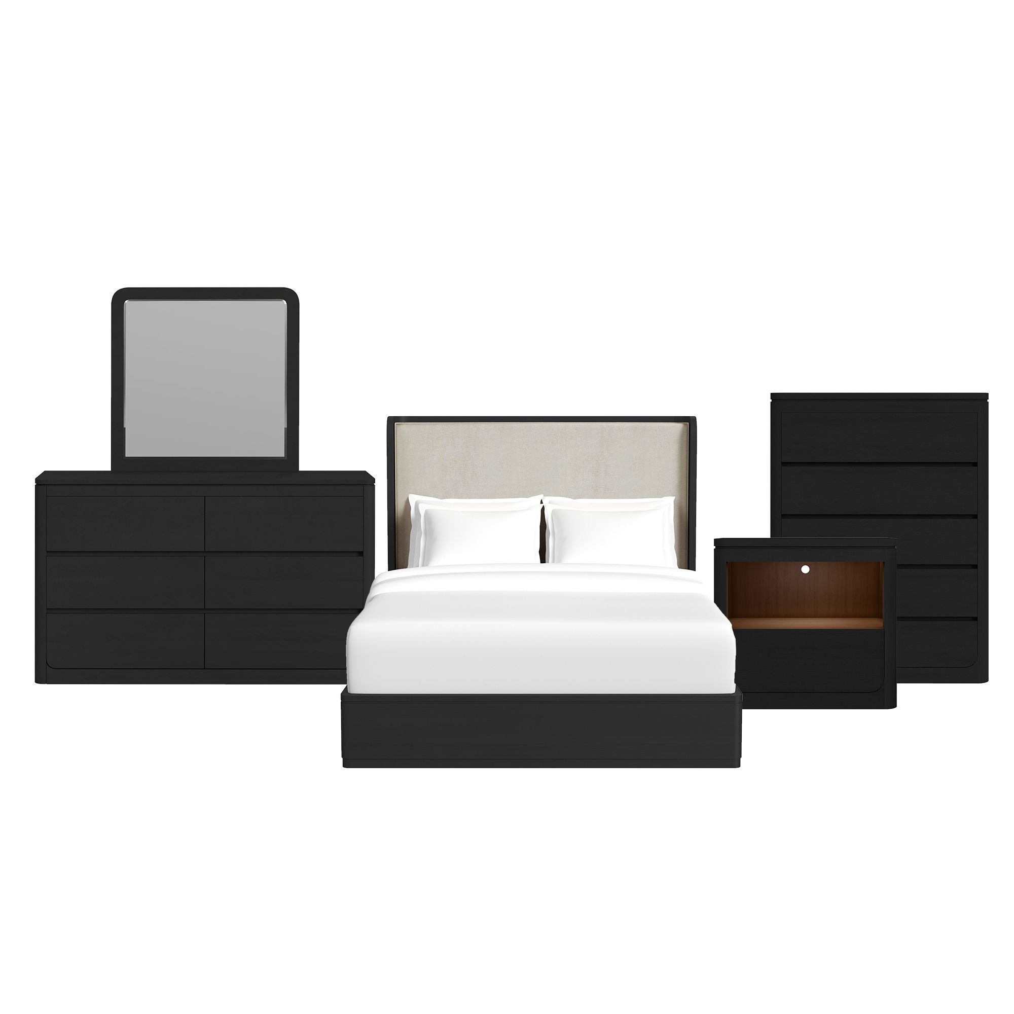 Queen · 5 Pc · Bedroom Set