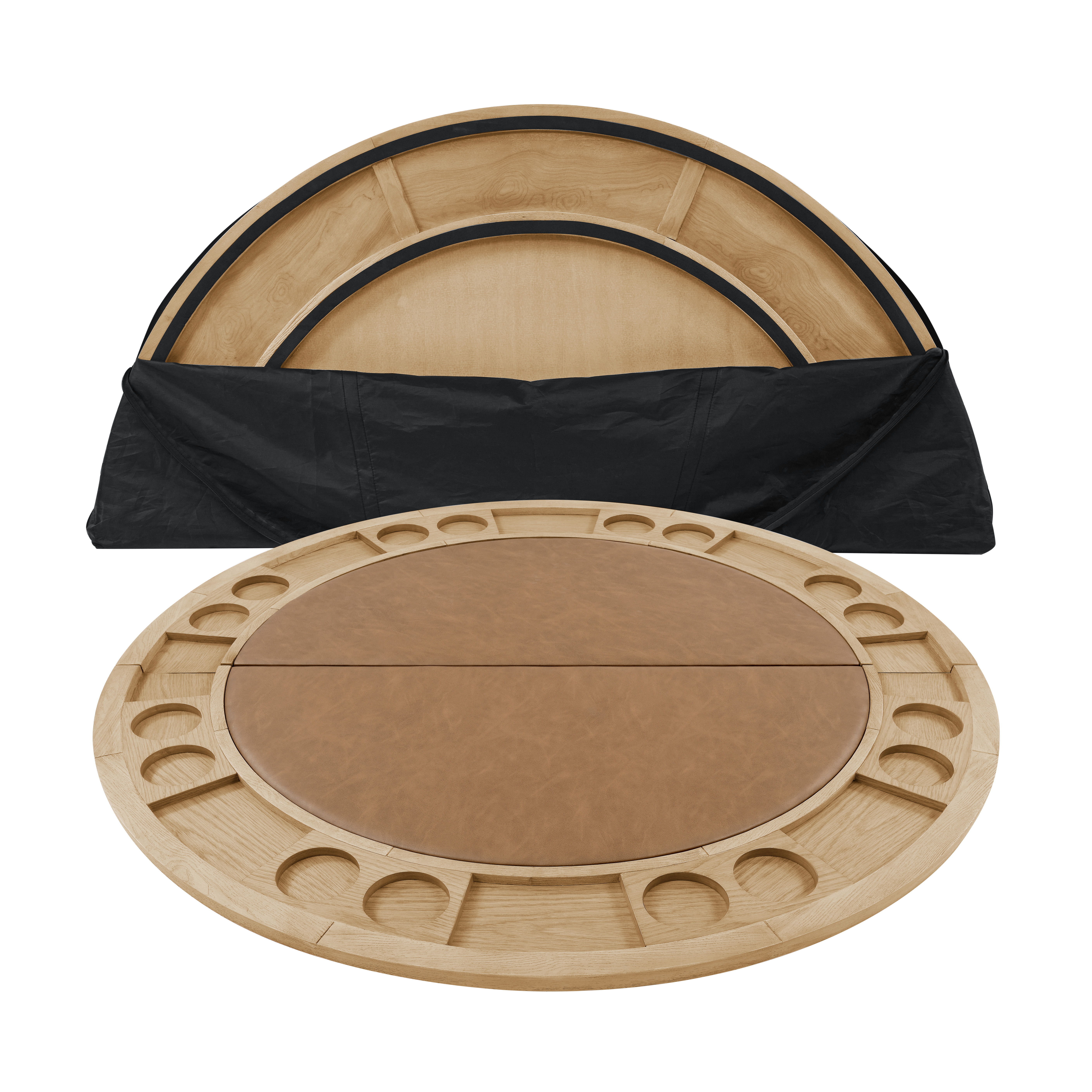 Rylie - Folding Game Table Top - Caramel