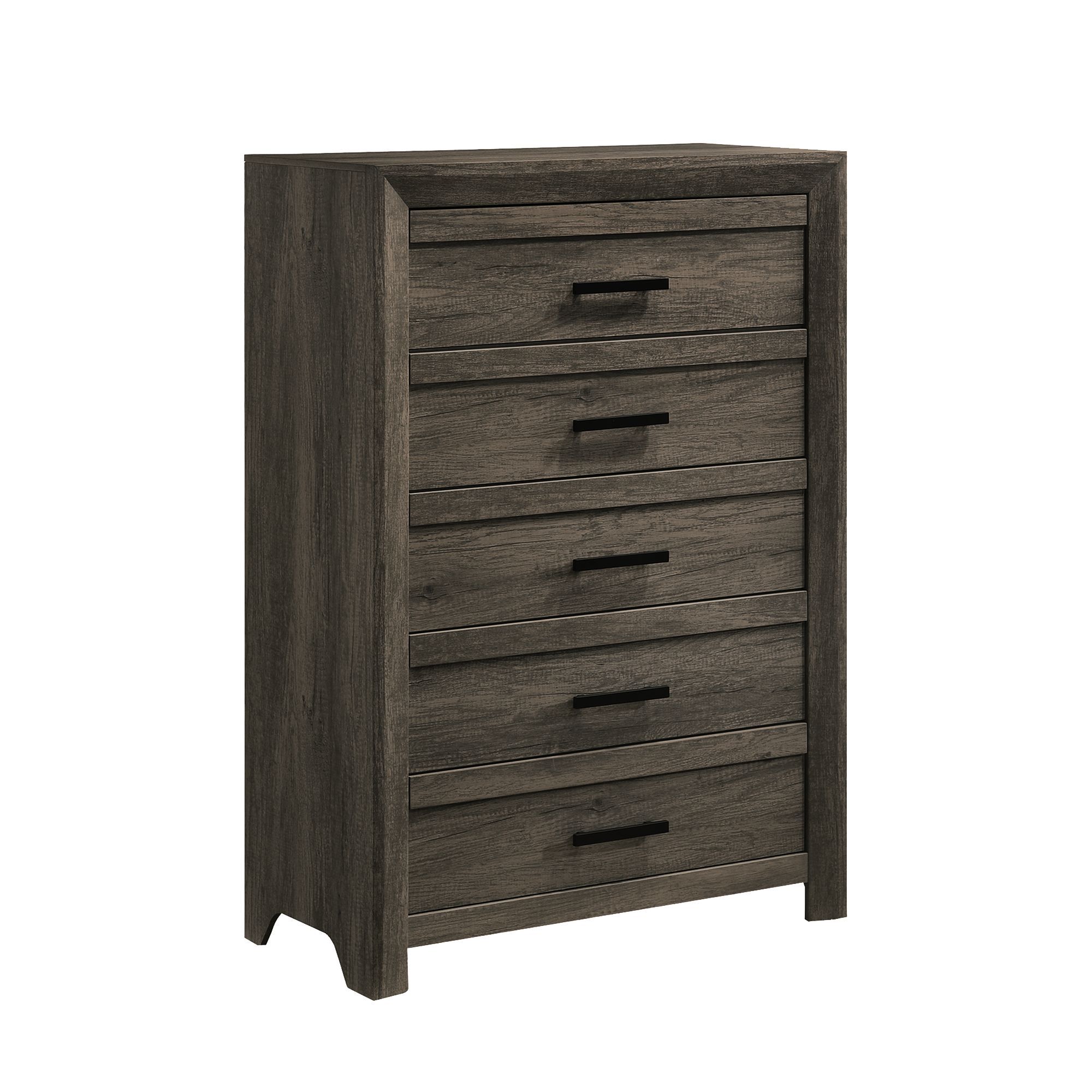 Eleanor - Twin Panel 3 Piece Bedroom Set - Mocha Gray