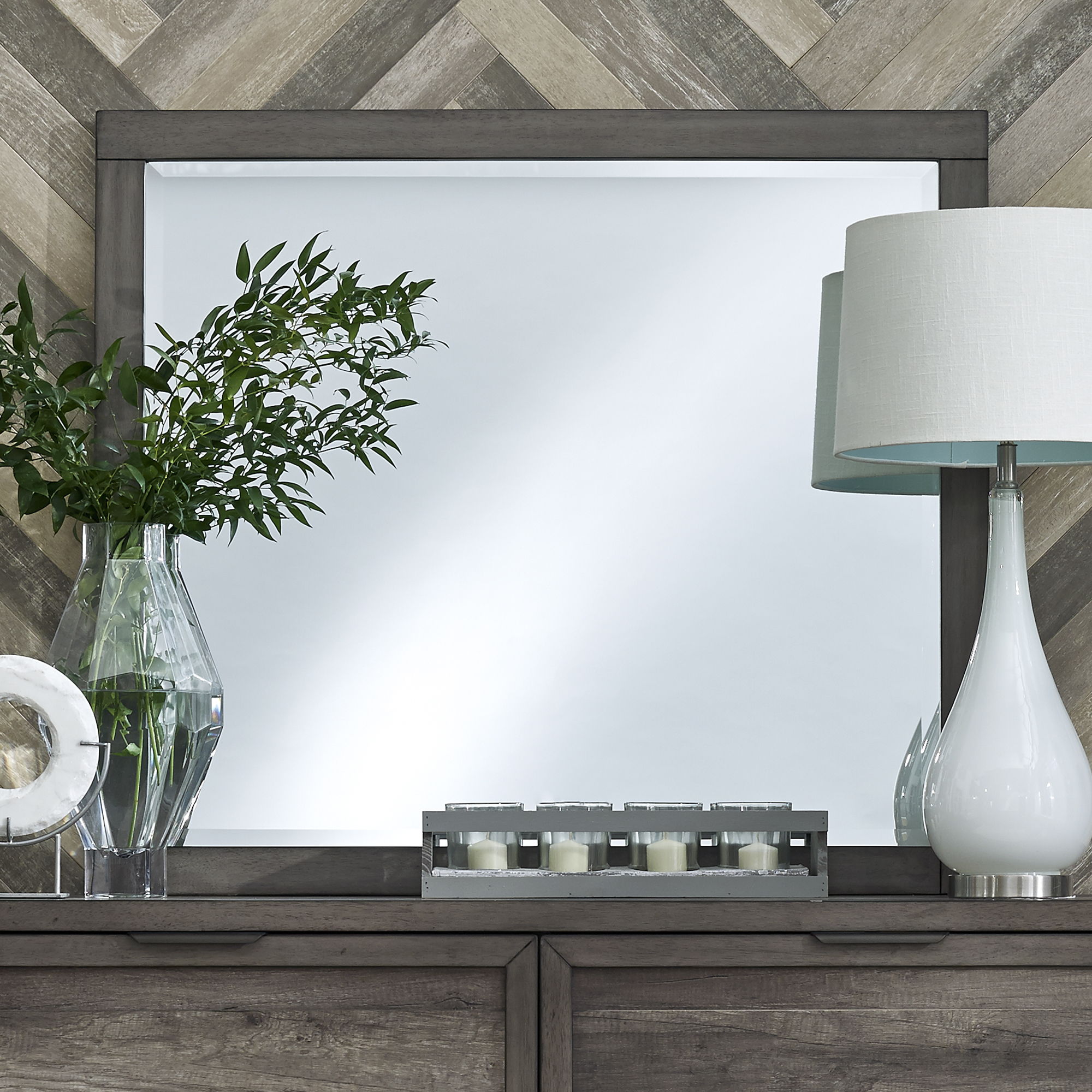 Liberty Furniture Tanners Creek - Mirror - Dark Gray