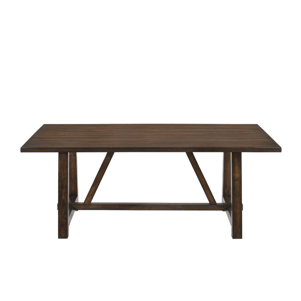 Kaelyn - Dining Table - Dark Oak, dark brown, view 2