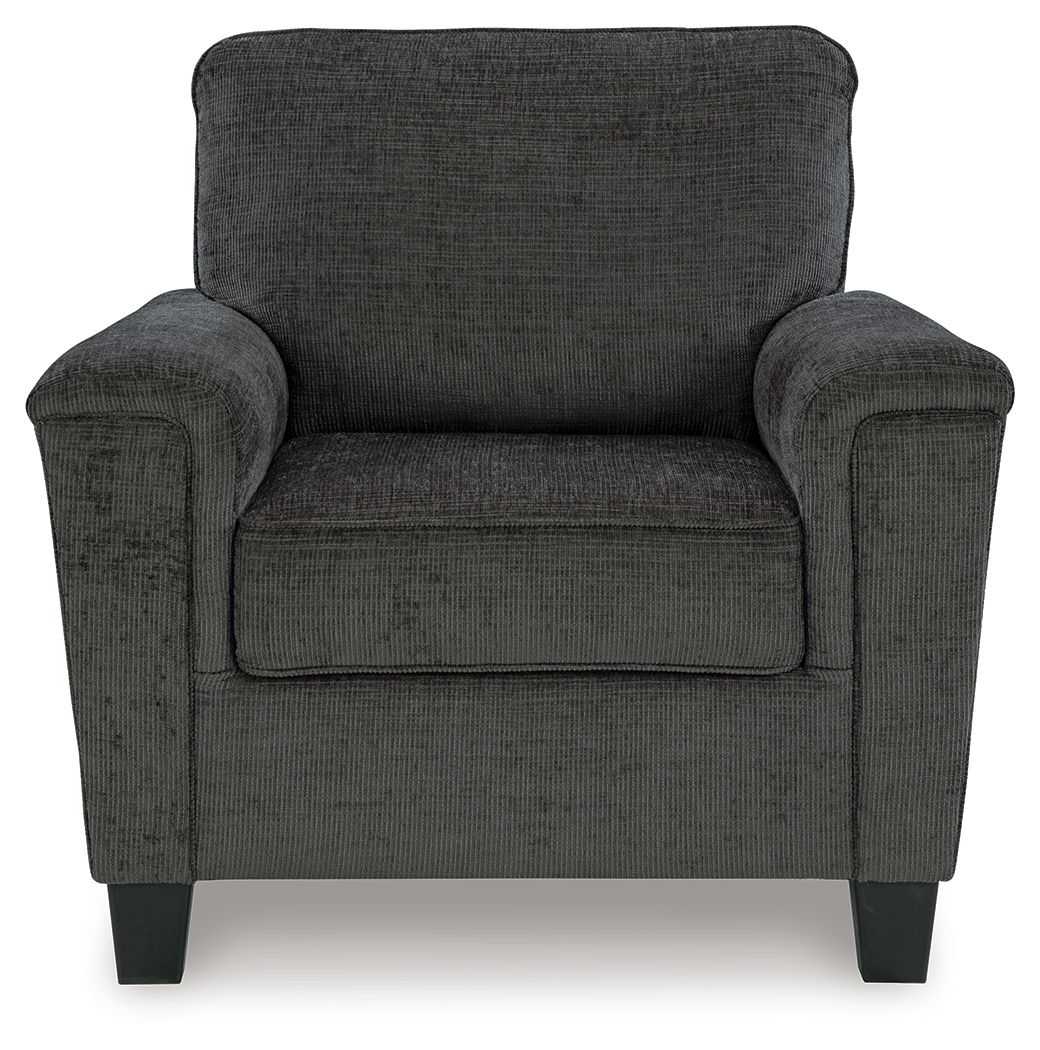 Erinslane - 2 Pc. - Chair, Ottoman - Dusk