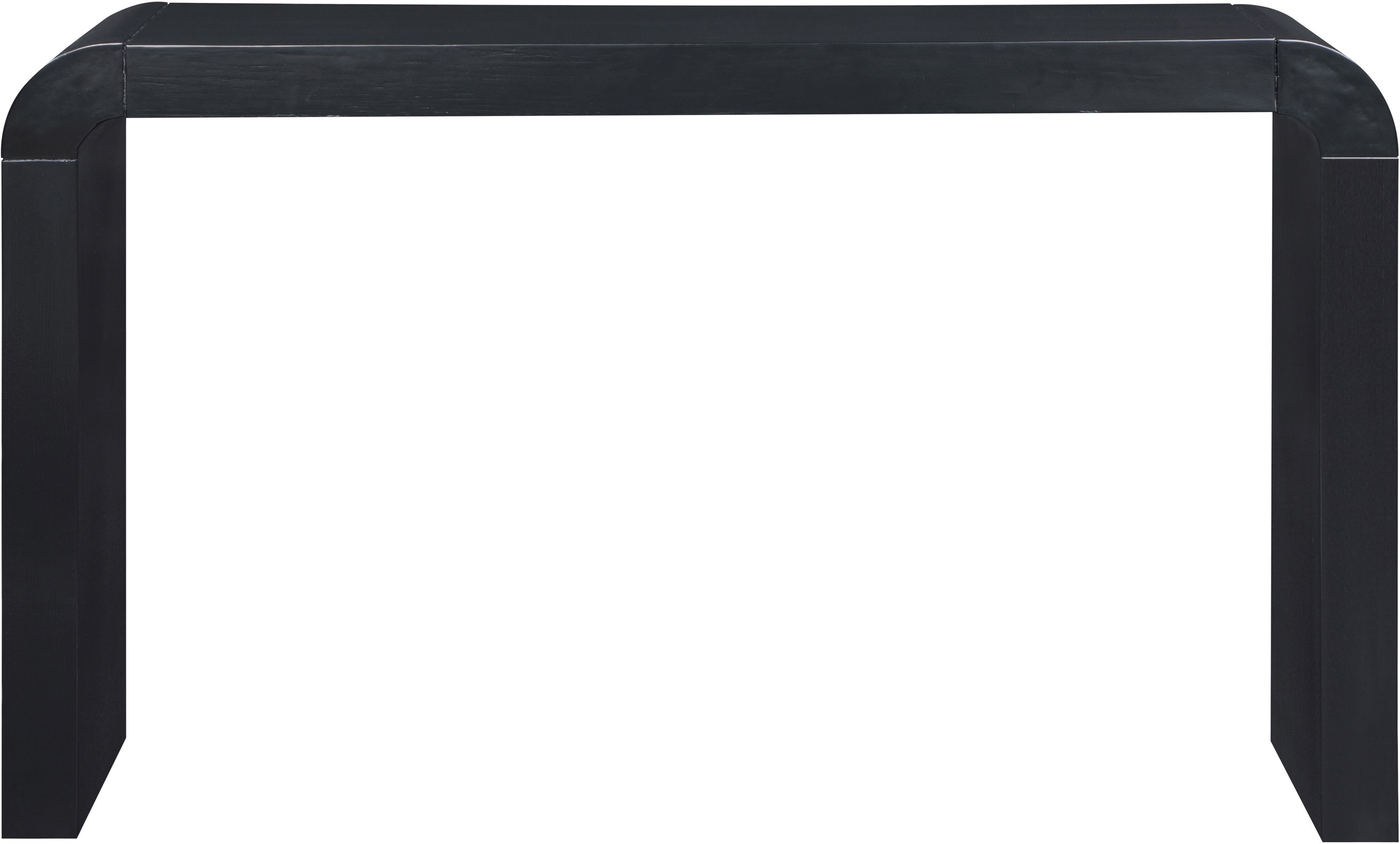 Toulon - Oak Veneer Console Table - Black