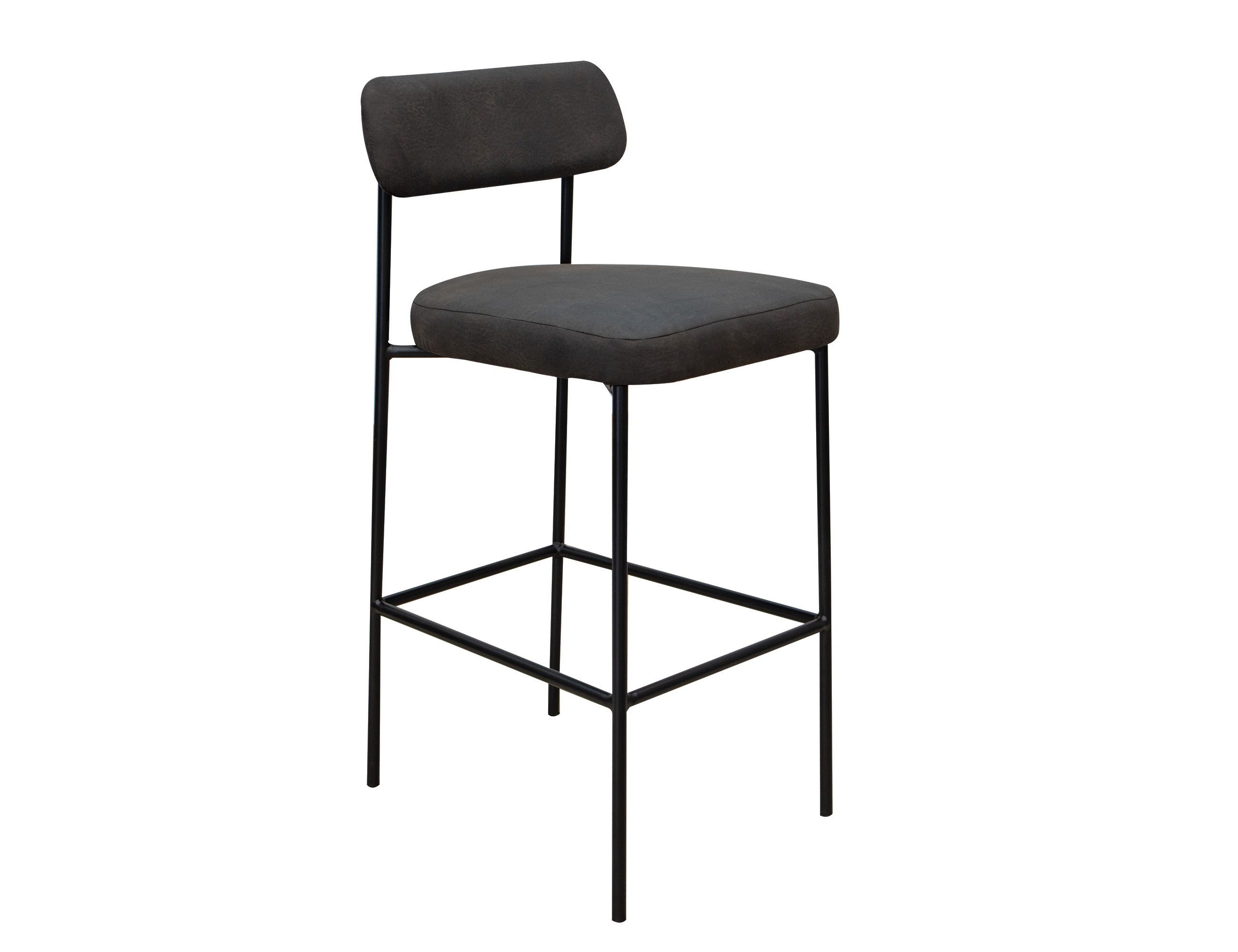 International Furniture Direct Salamanca - Bar Stool - Carbon Black