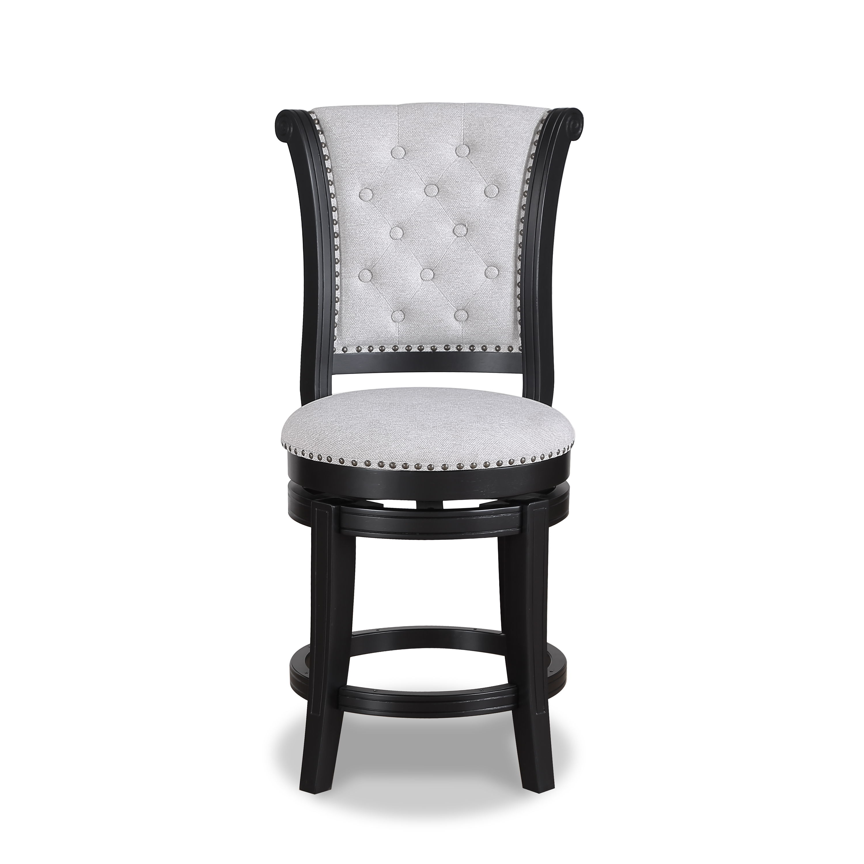 Granville - Swivel Pub Stool (Set of 2) - Dove Image