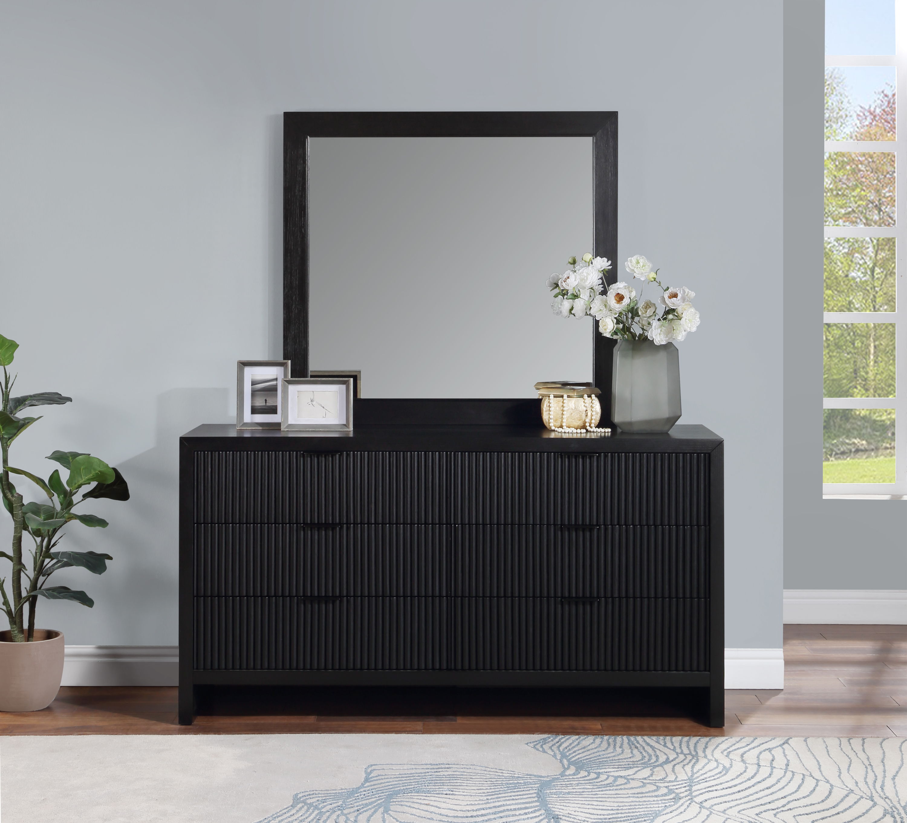 Fairfax - Mirror - Black