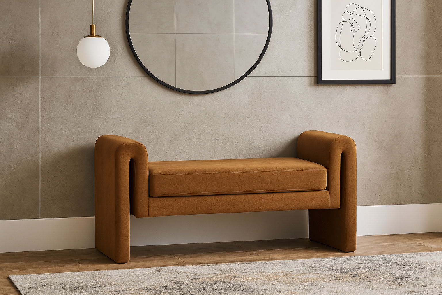 Sloan - Bench - Saddle