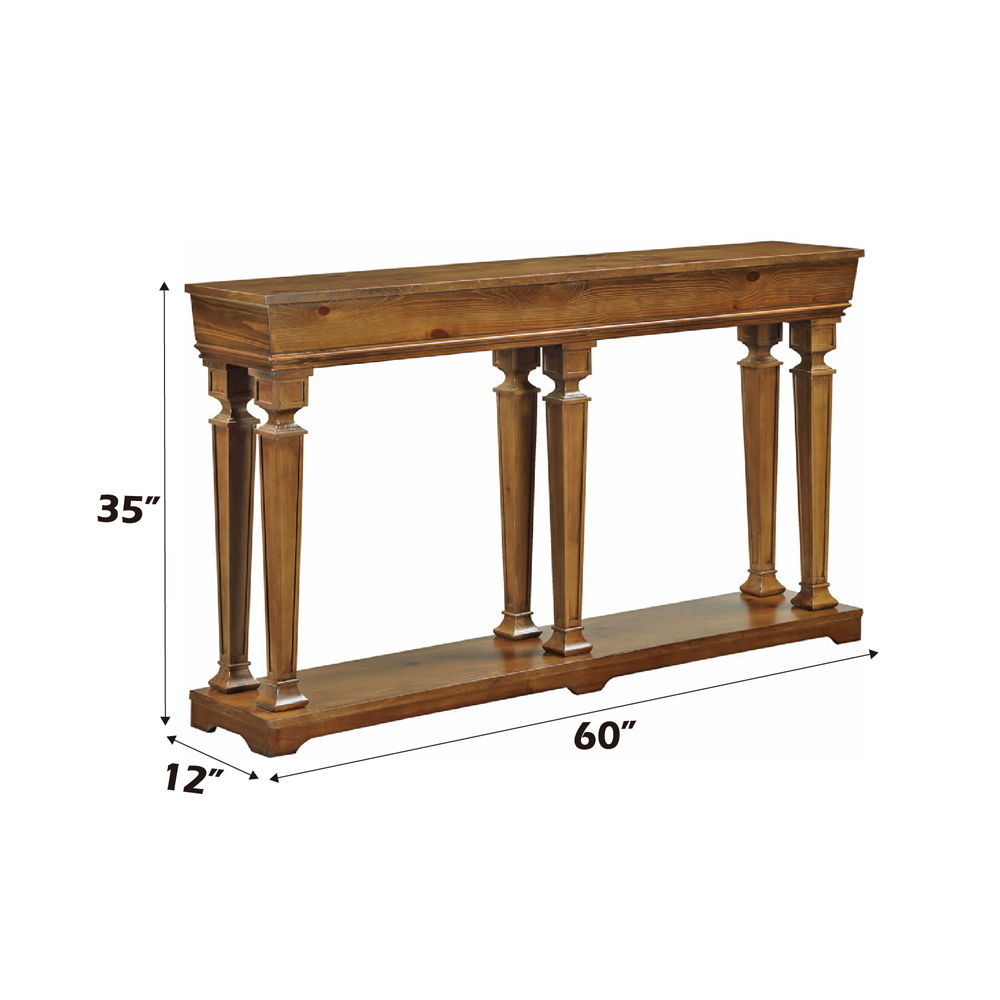 Garrison - 35" Console Table - Oak, light brown, view 6