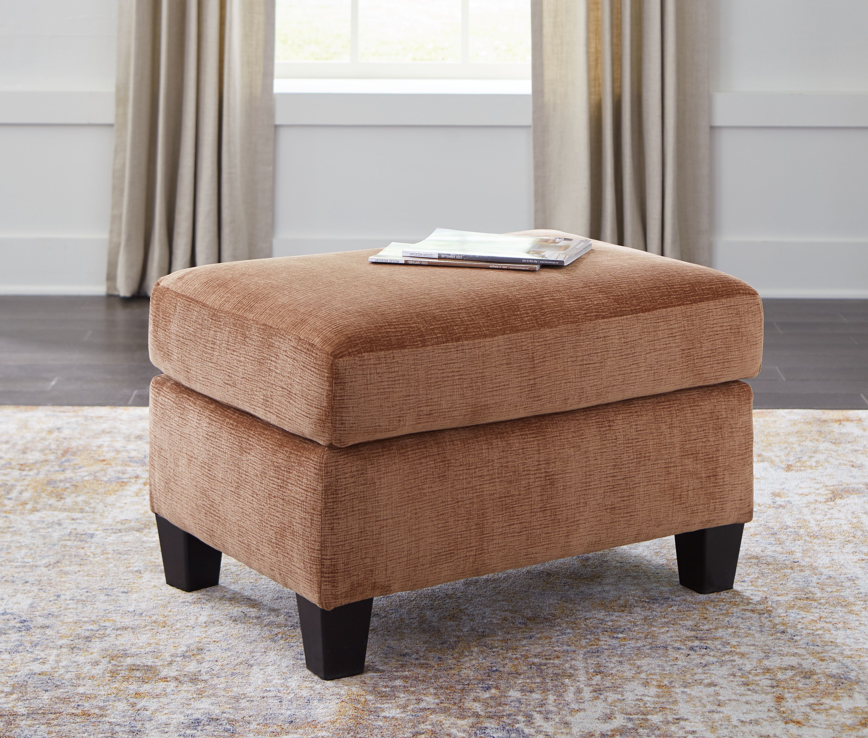 Ashley Furniture Amity Bay - 3 Pc. - Sofa Chaise, Chair, Ottoman - Clay - Image 10