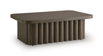 Darimore – Rectangular Cocktail Table – Burnished Brown