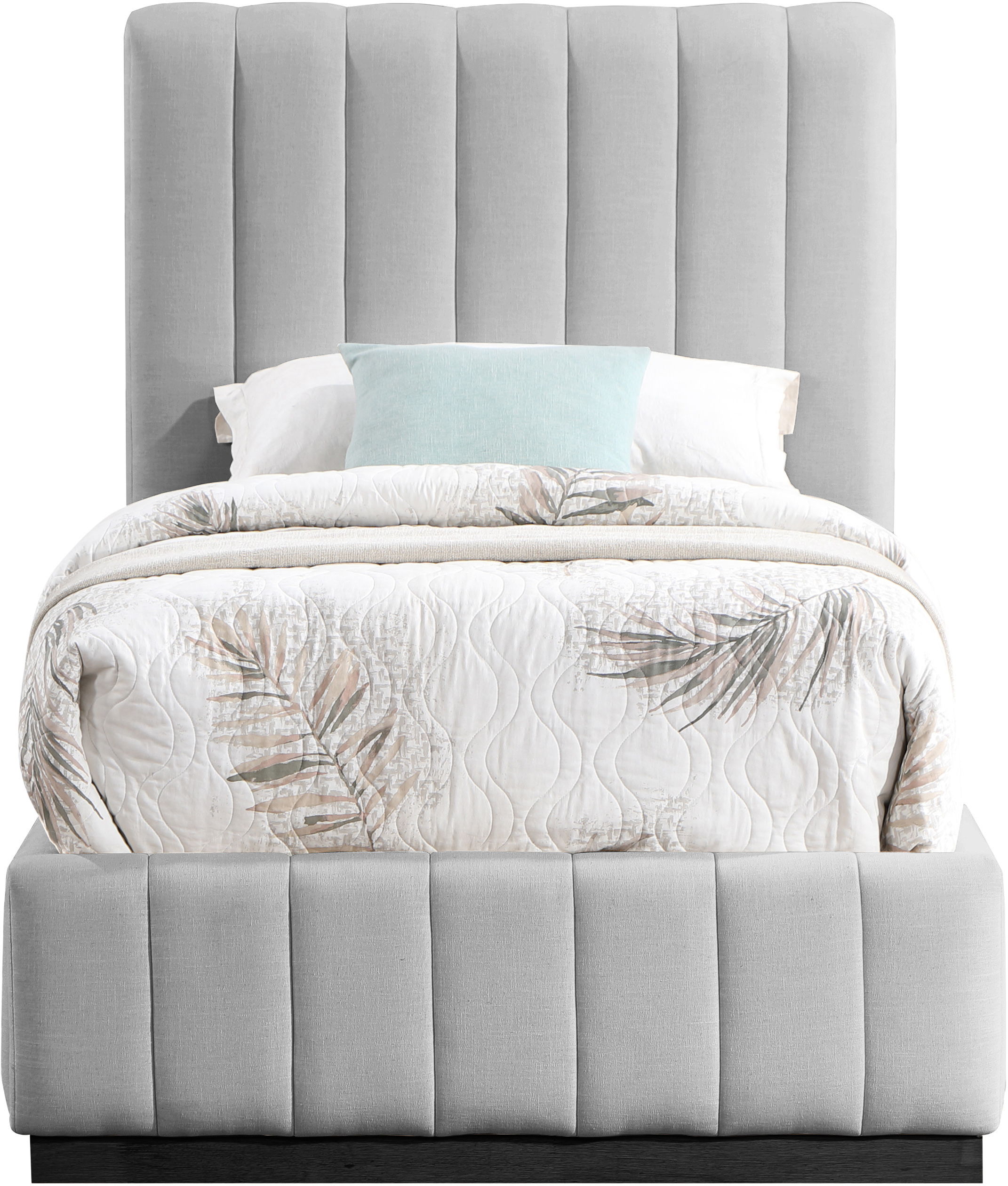 Lucia - Twin Bed - Gray