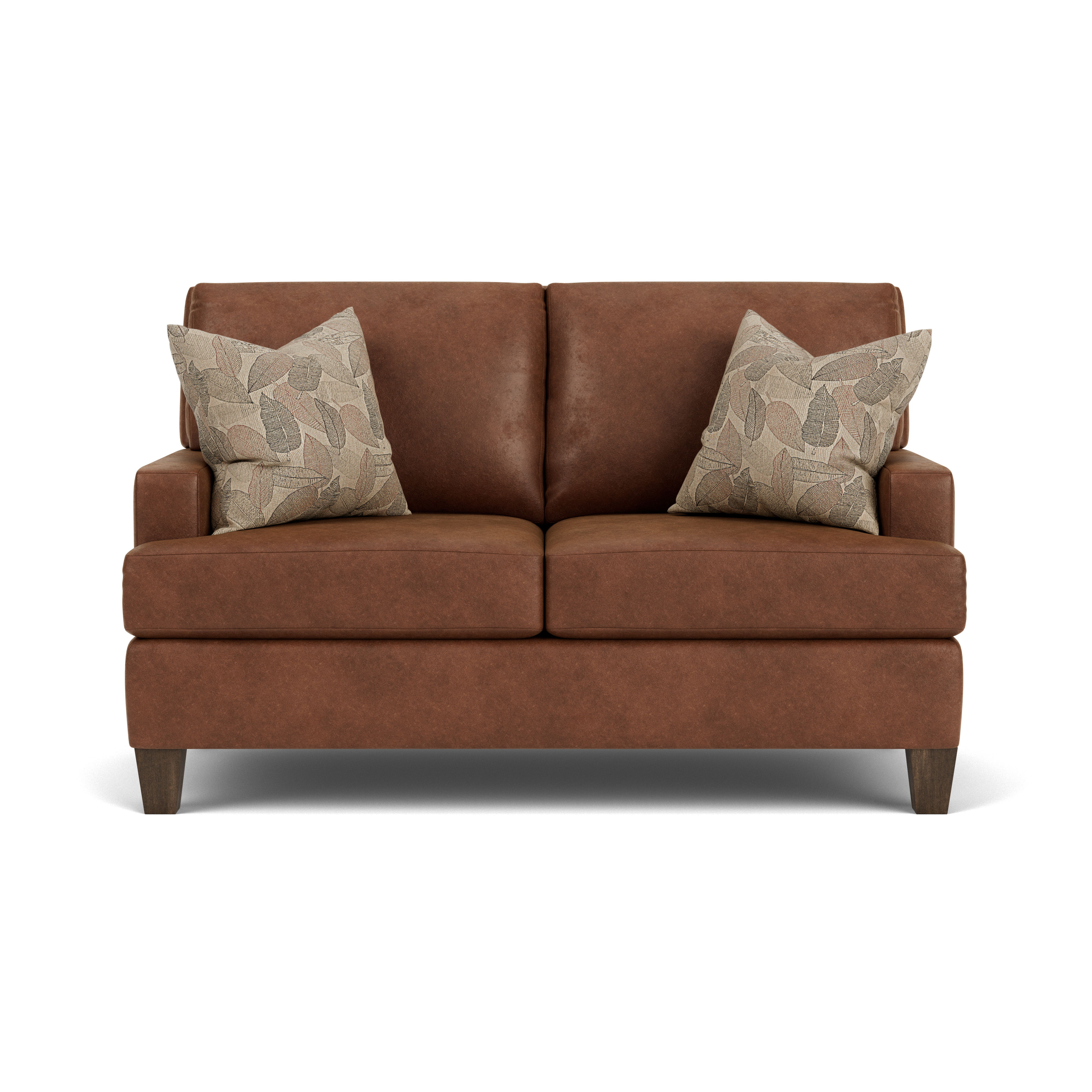 Lloyd - Fabric Loveseat, dark brown, view 4